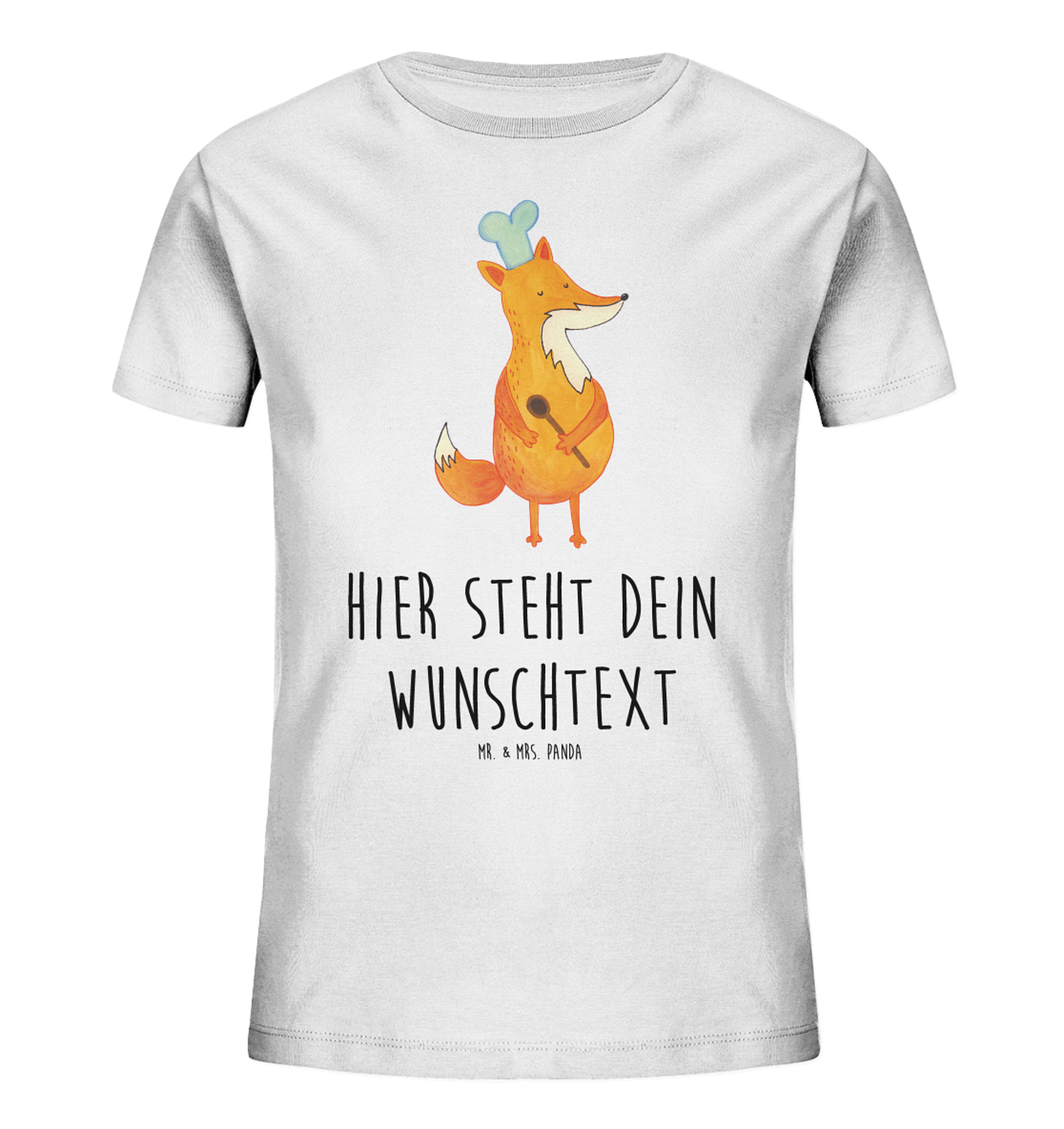 Personalisiertes Kinder T-Shirt Fuchs Koch