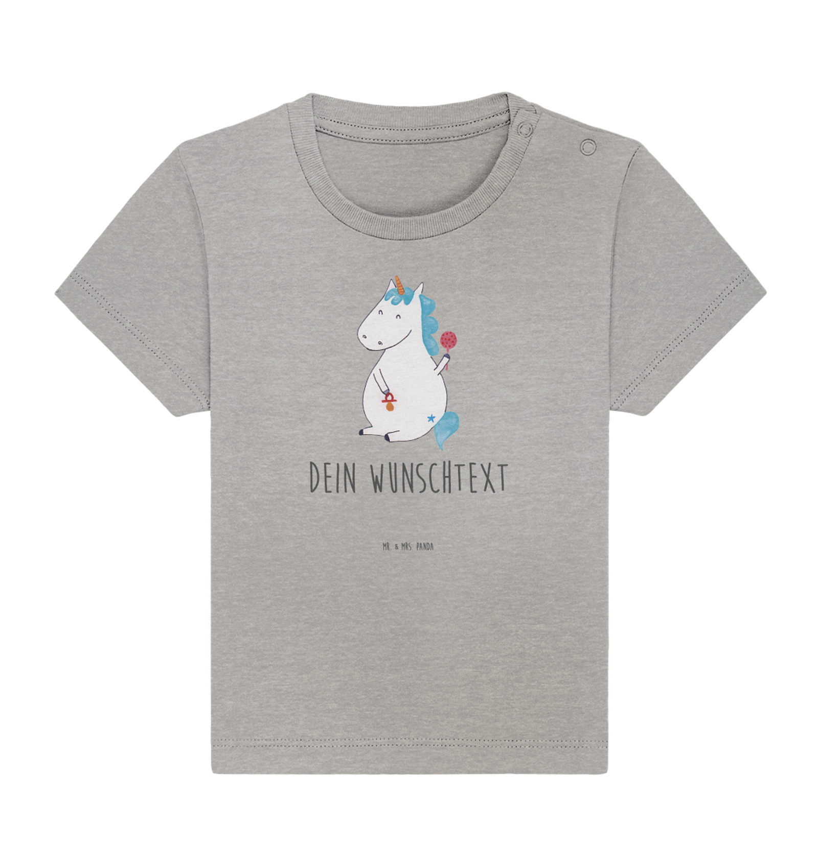 Personalisiertes Baby Shirt Einhorn Baby