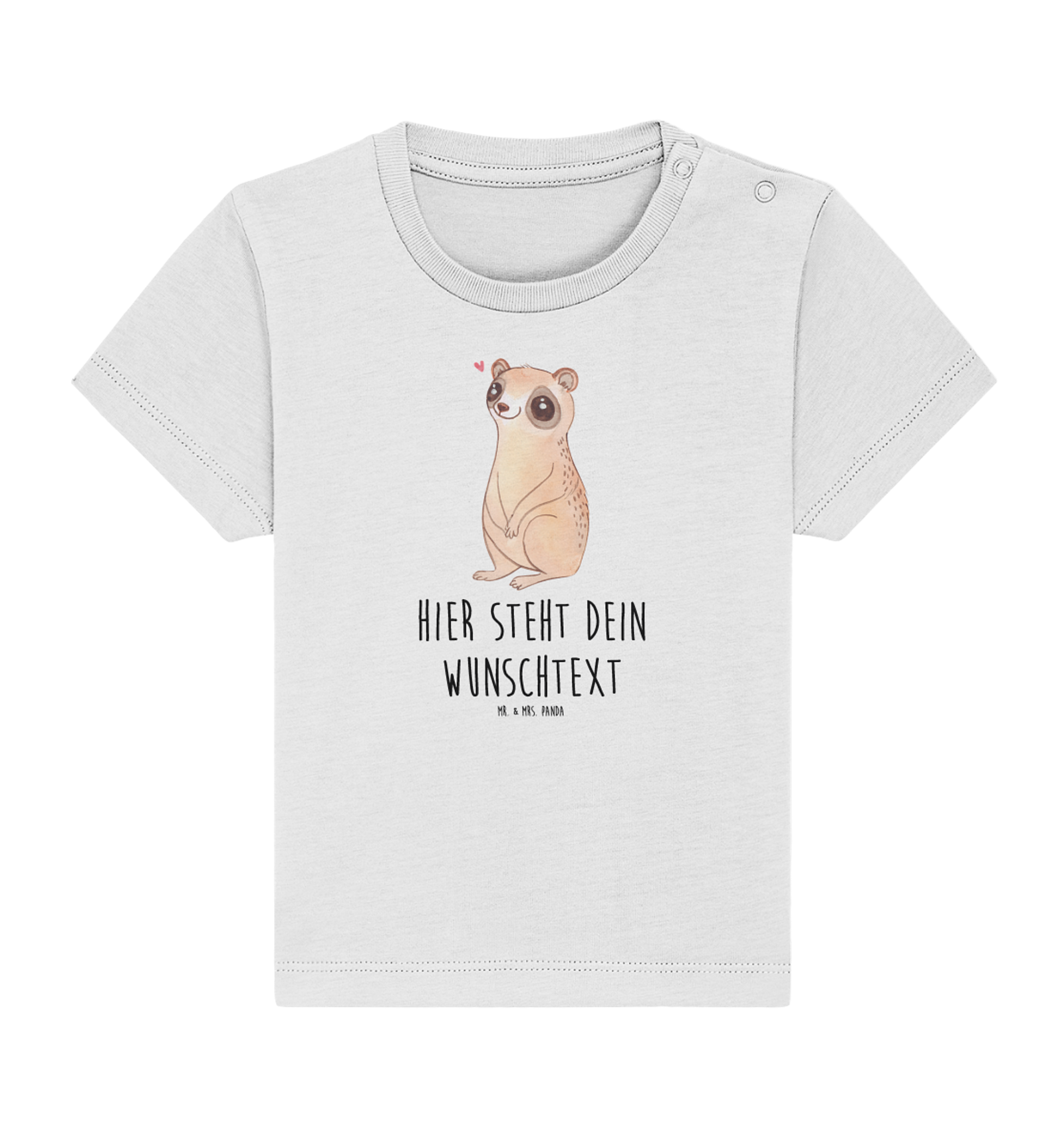 Personalisiertes Baby Shirt Plumplori Glücklich