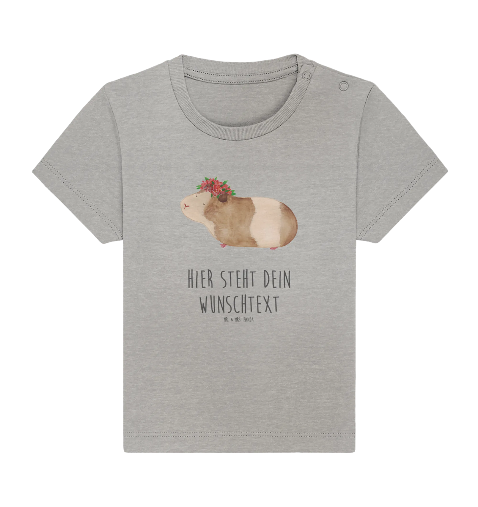 Personalisiertes Baby Shirt Meerschweinchen Weisheit