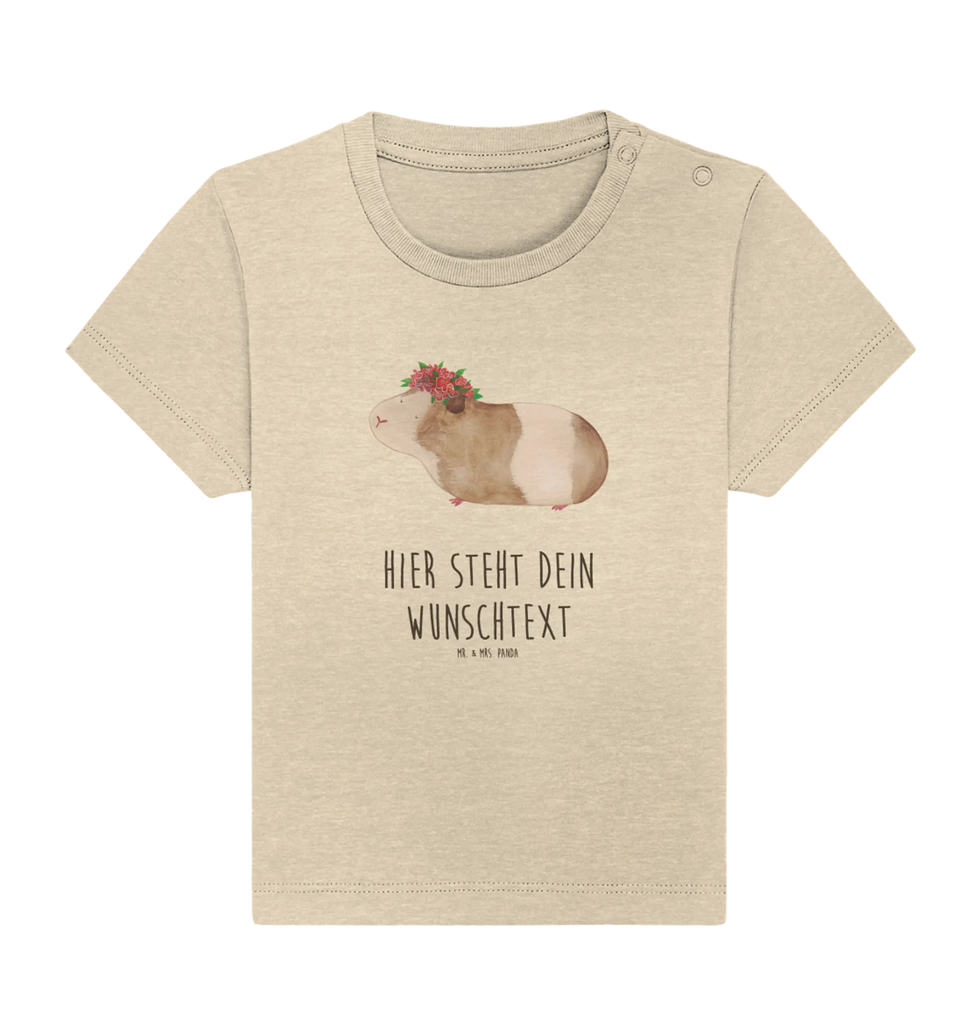 Personalisiertes Baby Shirt Meerschweinchen Weisheit