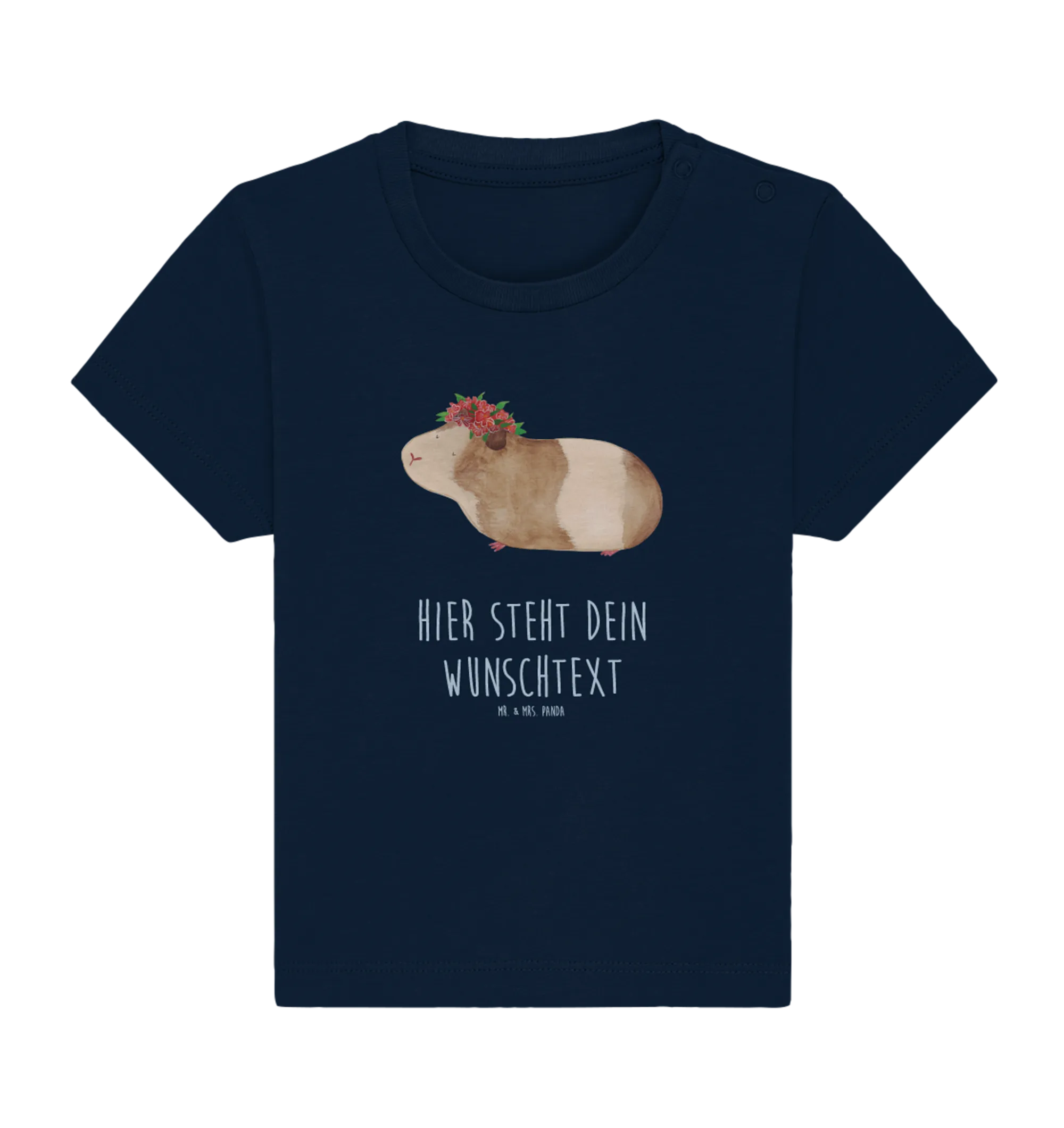 Personalisiertes Baby Shirt Meerschweinchen Weisheit