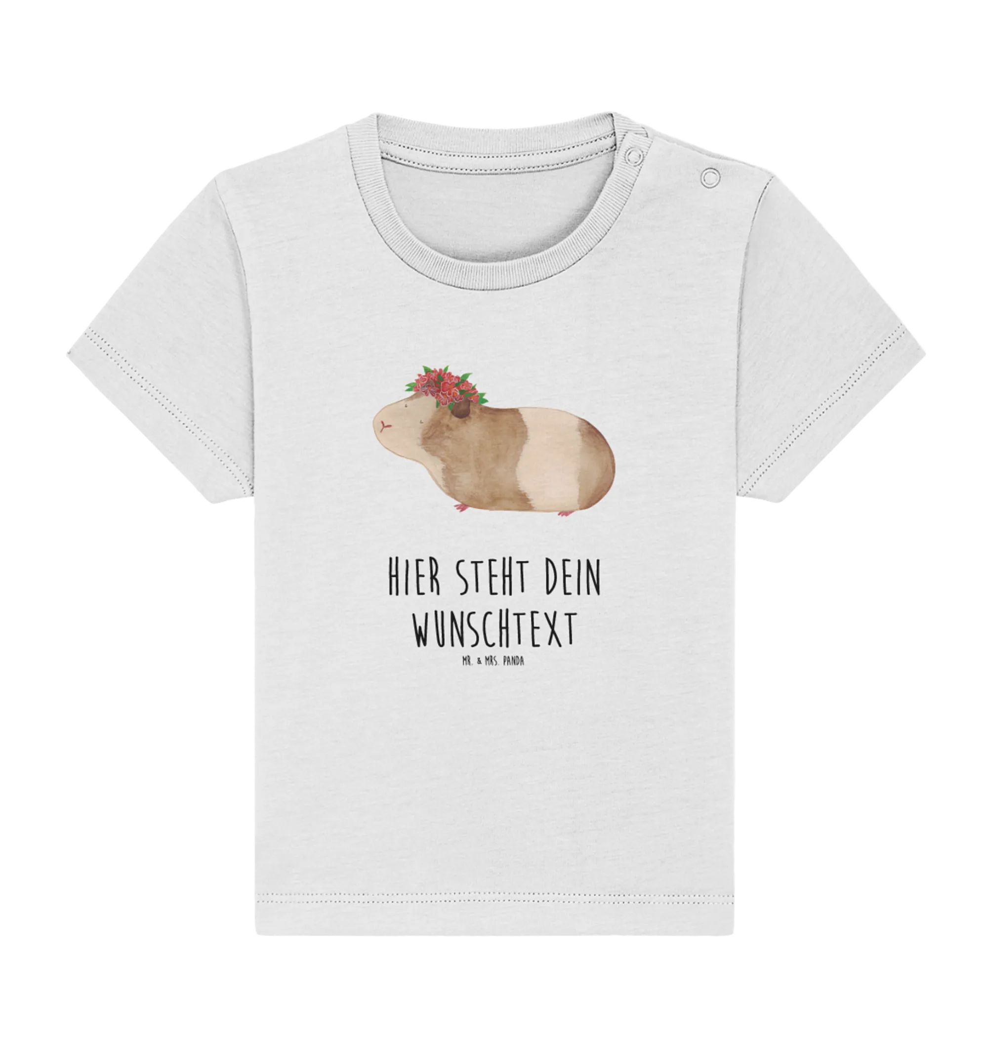 Personalisiertes Baby Shirt Meerschweinchen Weisheit