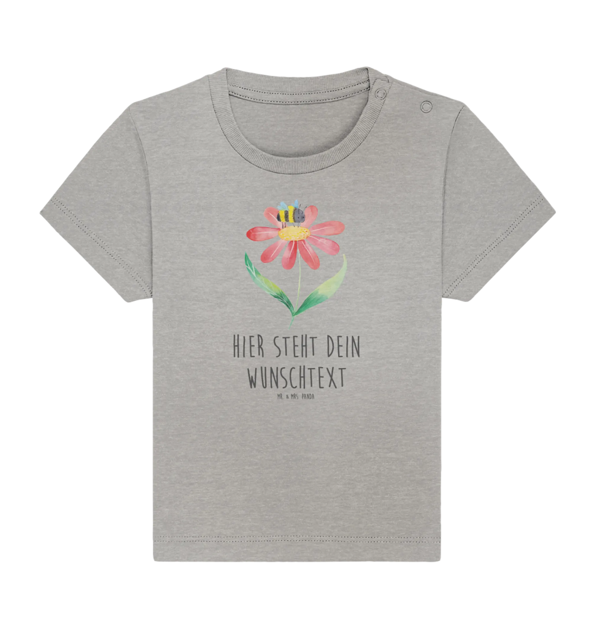 Personalisiertes Baby Shirt Hummel Blume