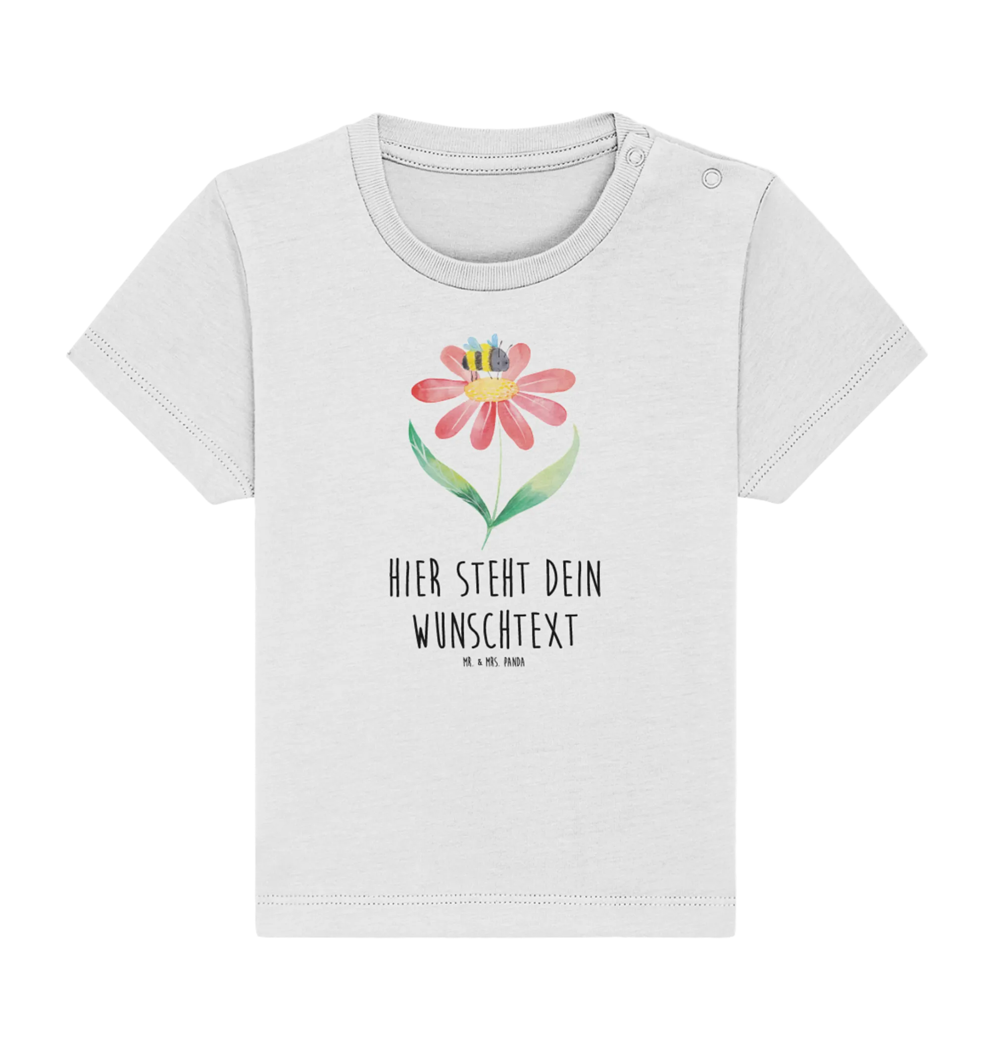 Personalisiertes Baby Shirt Hummel Blume