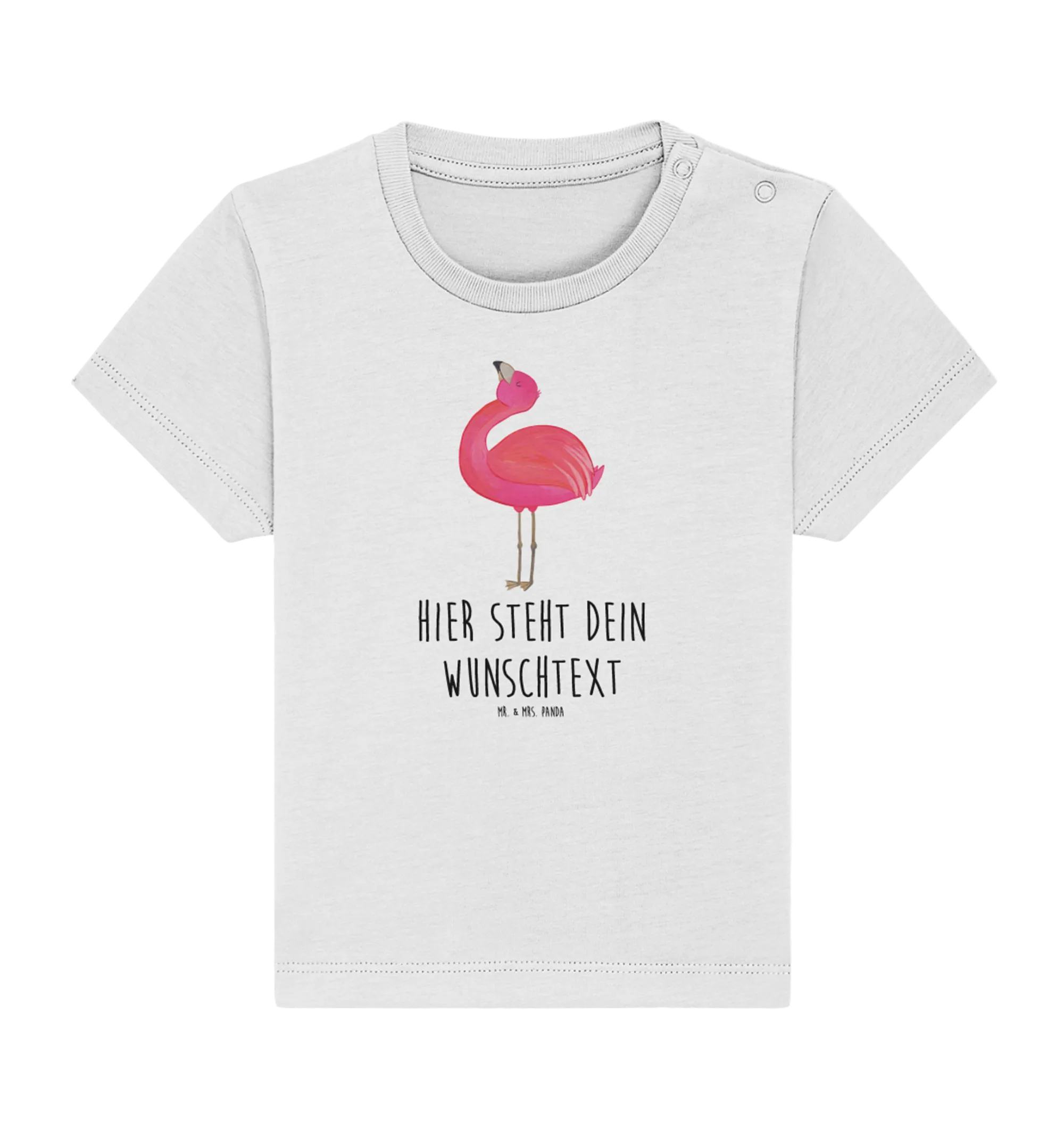 Personalisiertes Baby Shirt Flamingo Stolz