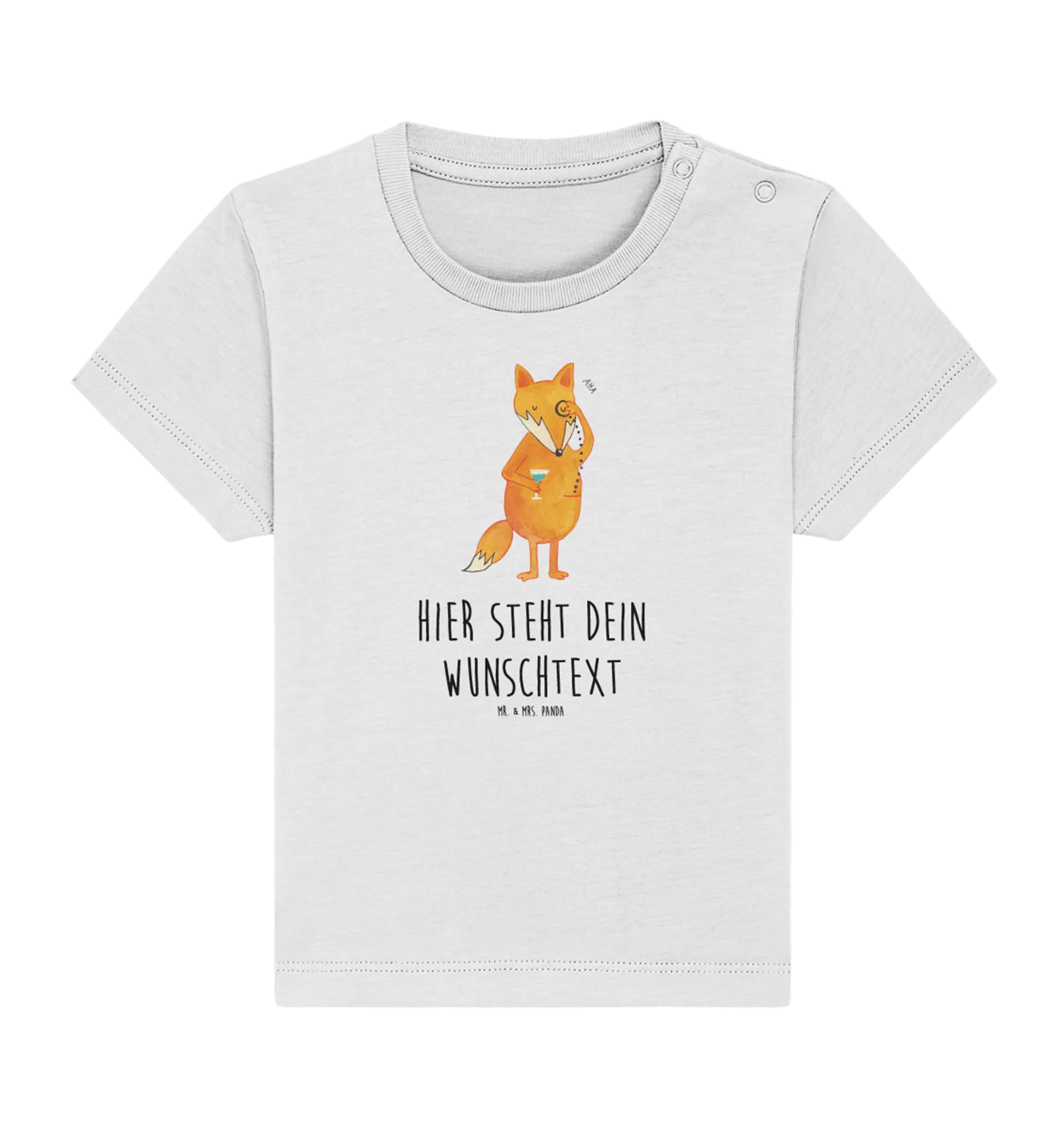 Personalisiertes Baby Shirt Fuchs Lord