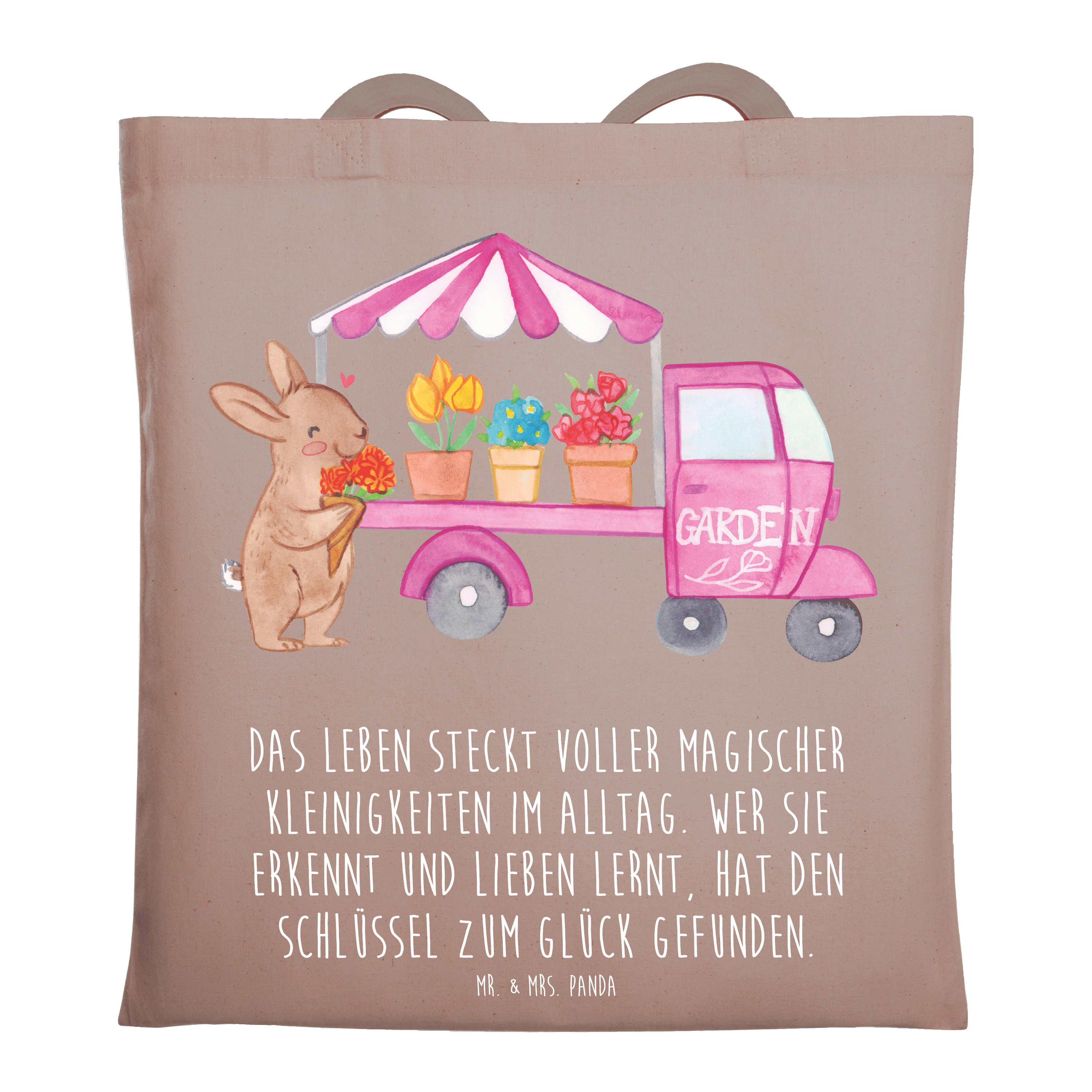 Tragetasche Osterhase Blumenwagen