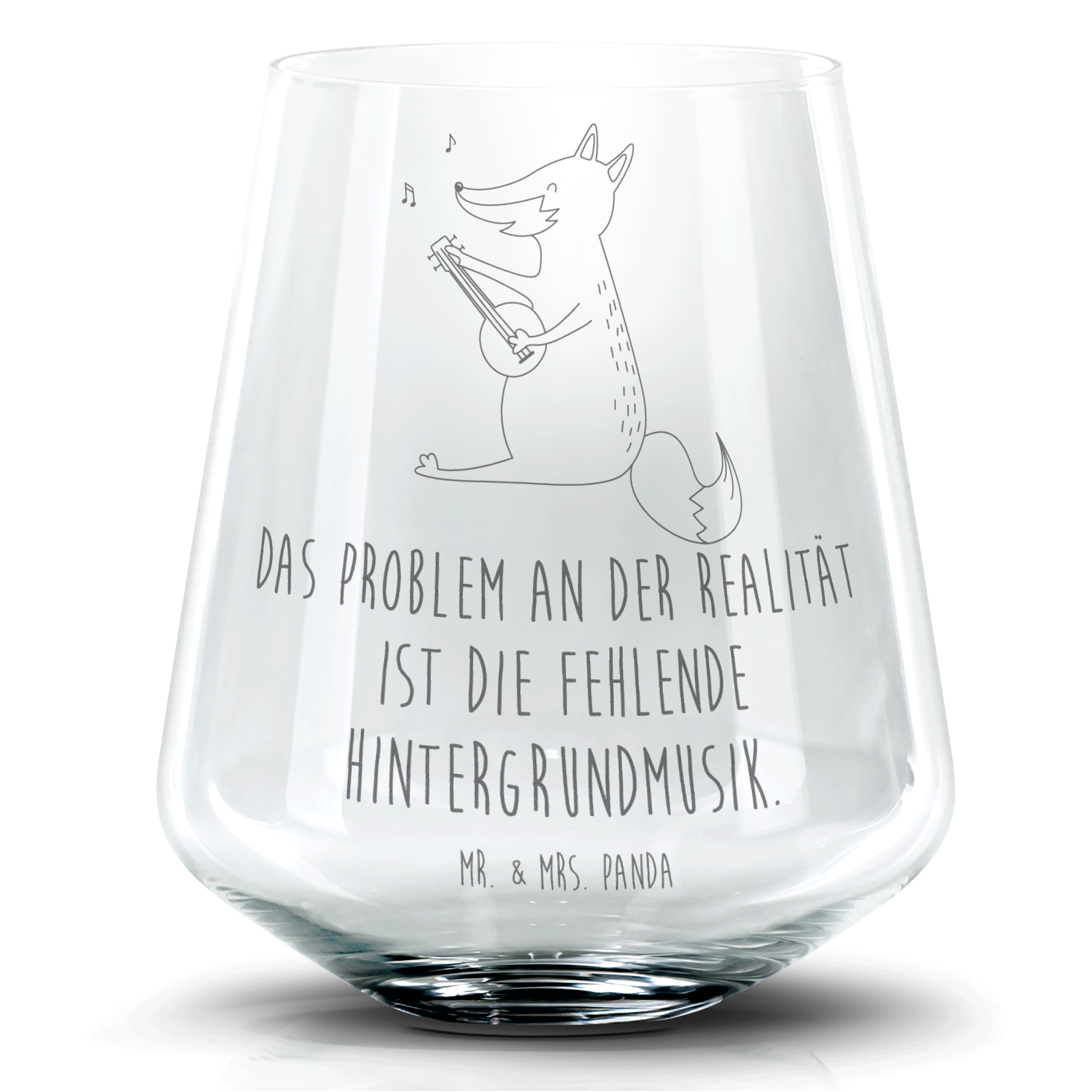 Cocktail Glas Fuchs Gitarre