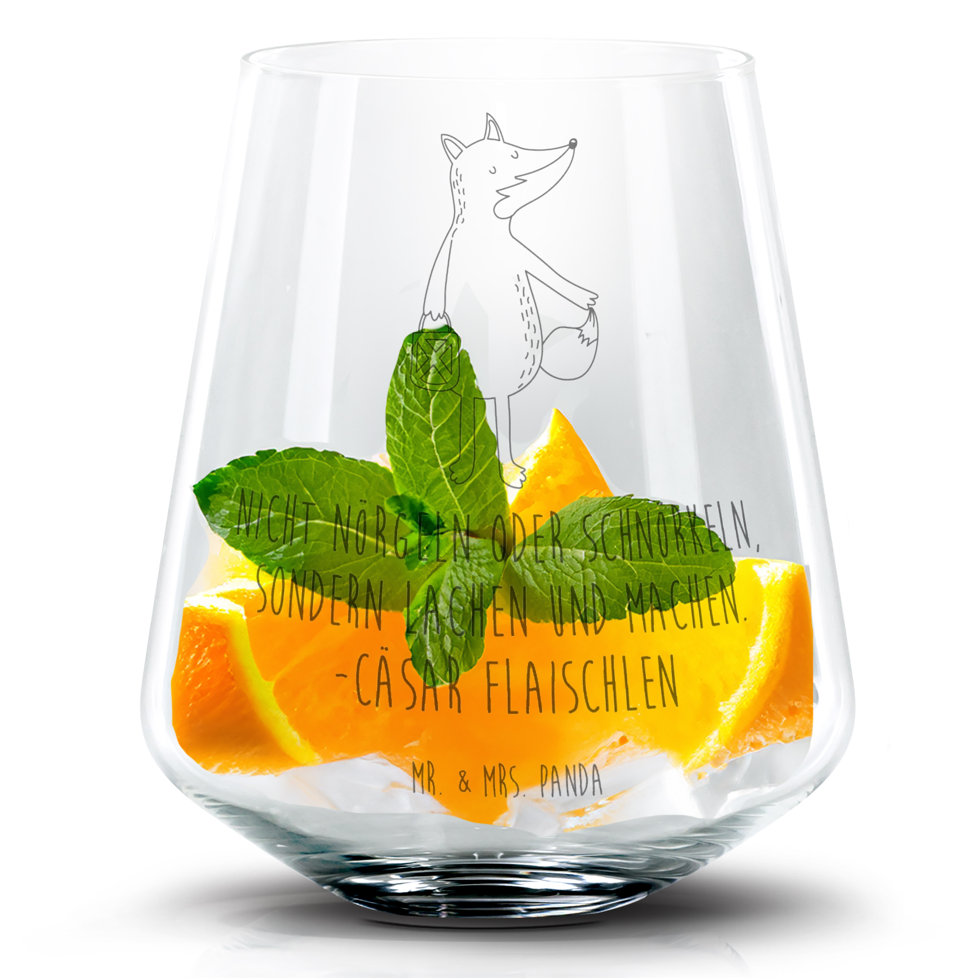 Cocktail Glas Fuchs Laterne