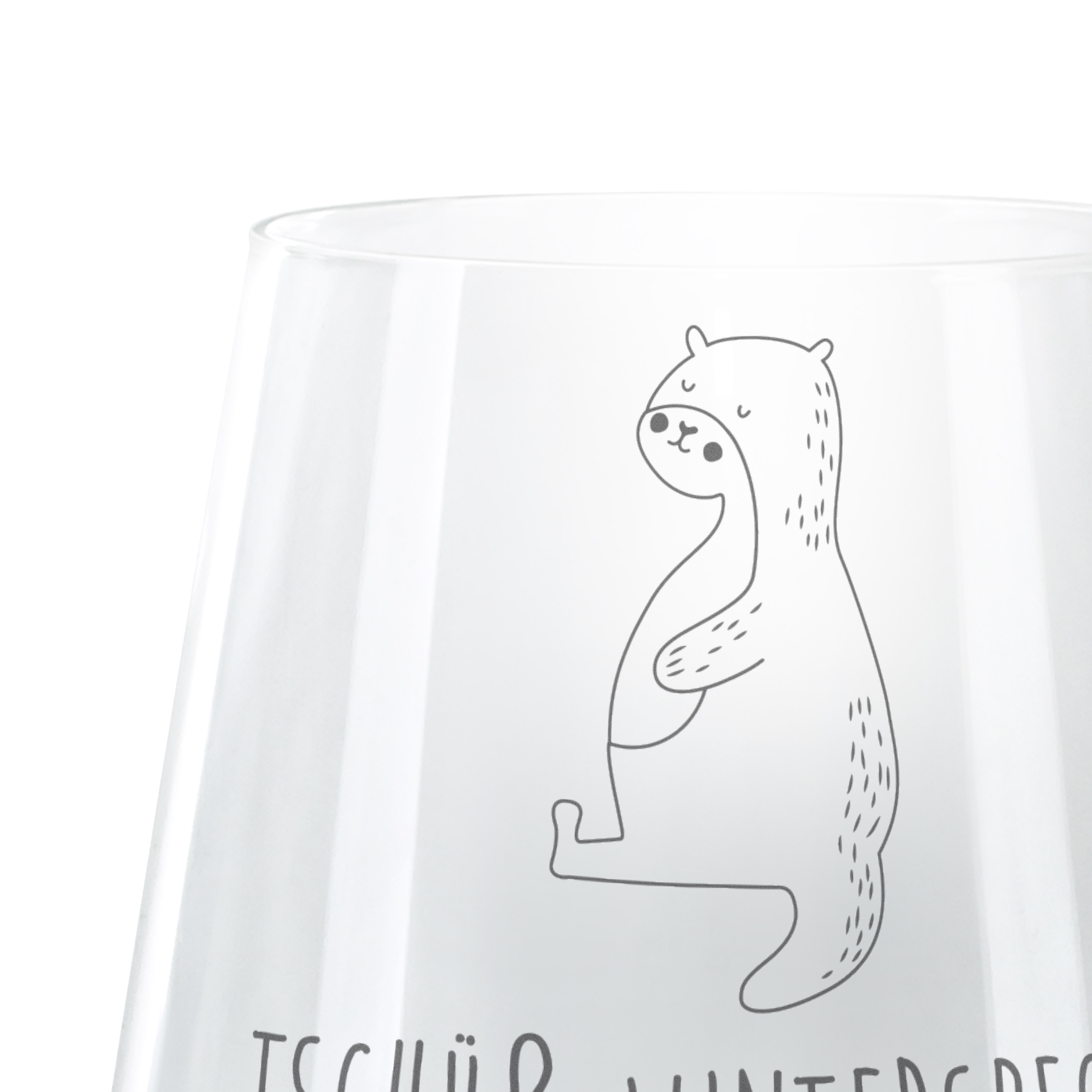 Cocktail Glas Otter Bauch