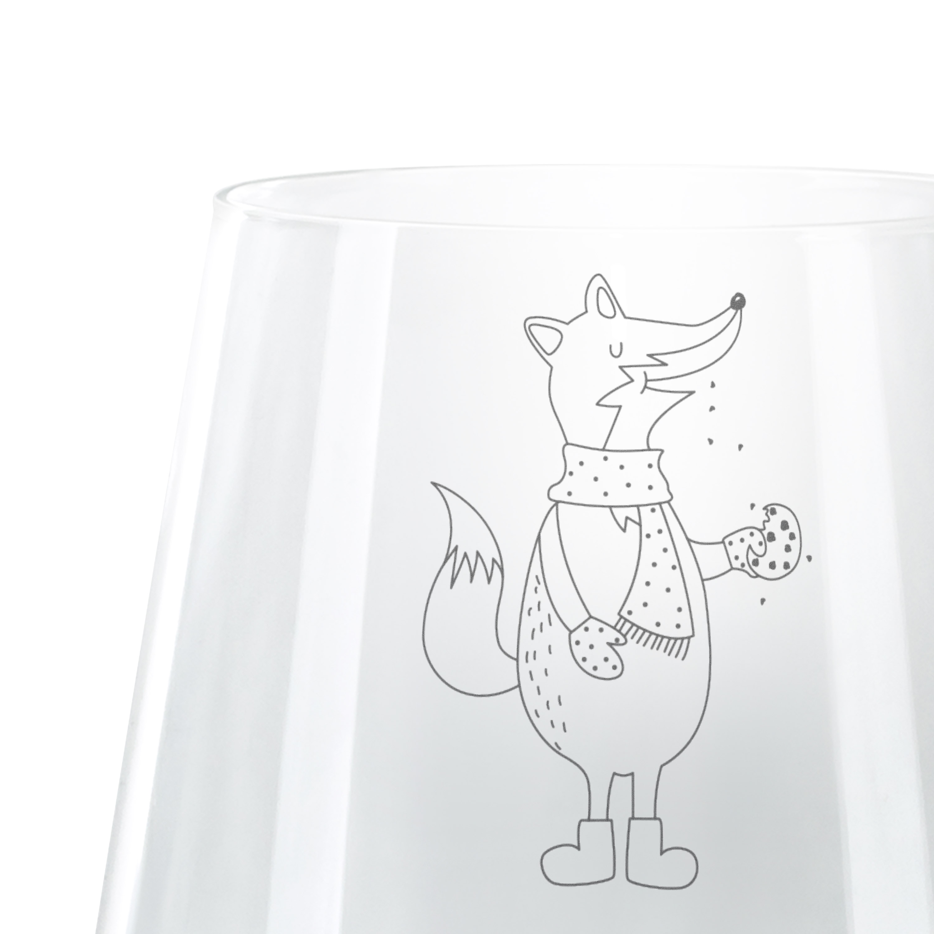 Personalisiertes Cocktail Glas Fuchs Keks