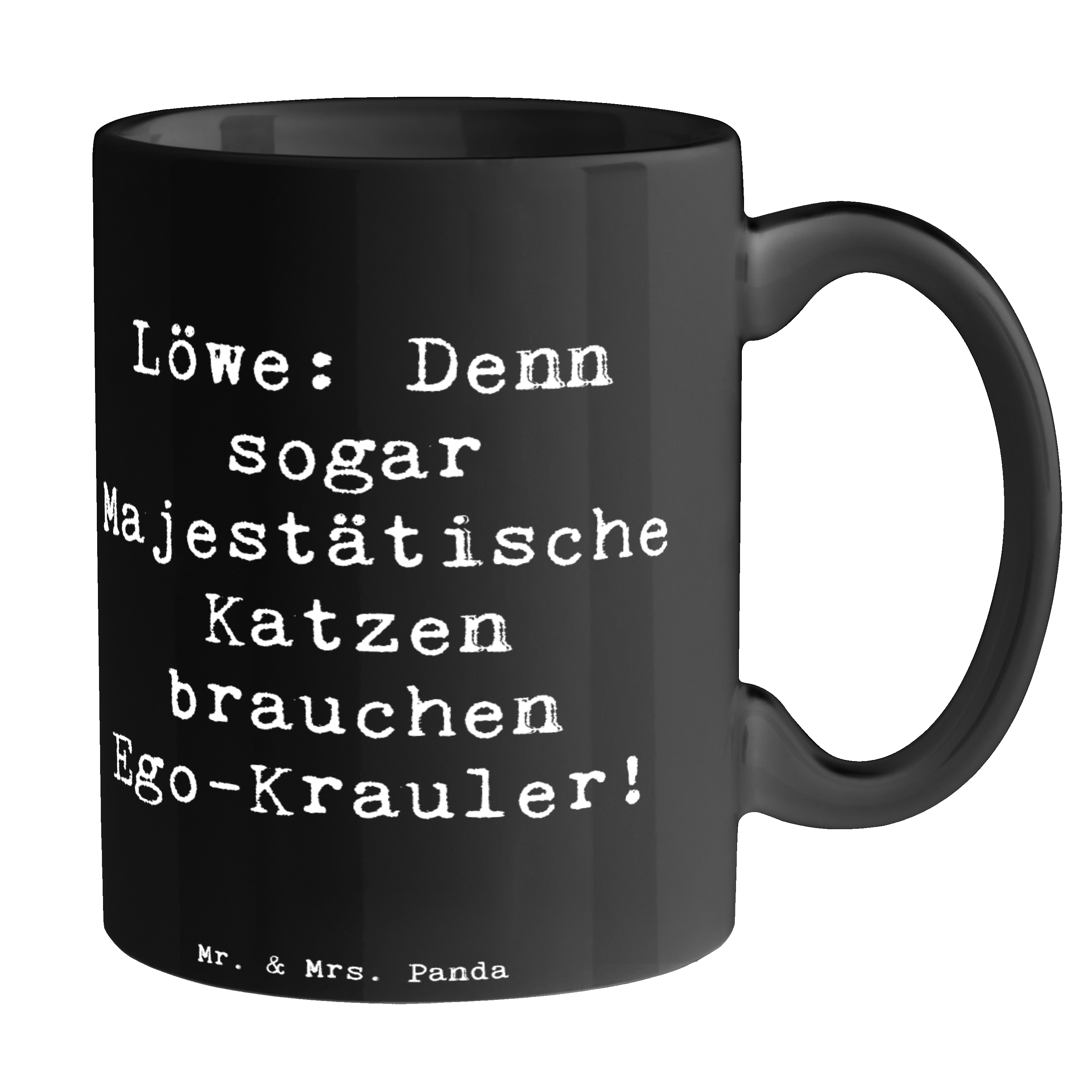 Tasse Spruch Majestätischer Löwe