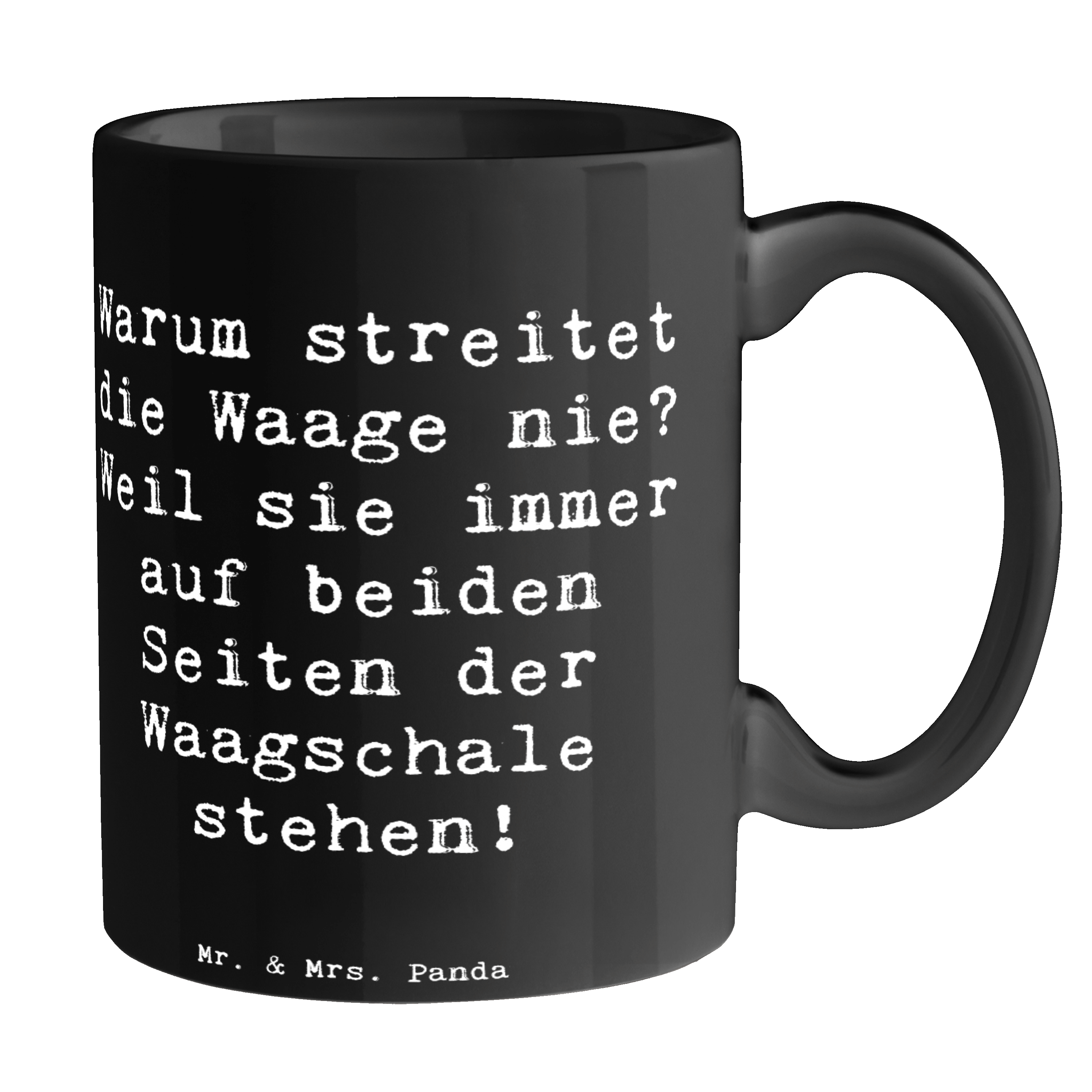 Tasse Spruch Waage Harmonie