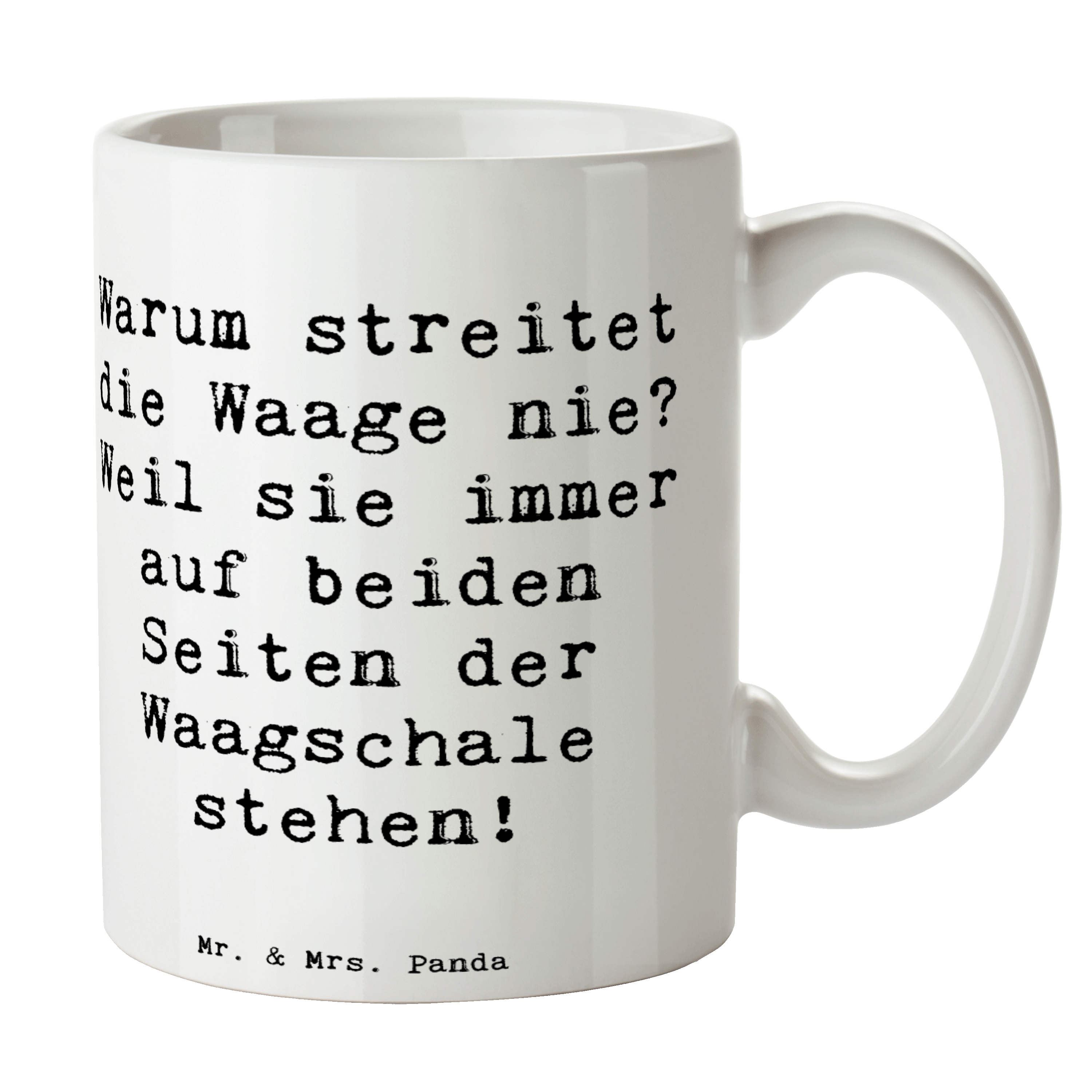 Tasse Spruch Waage Harmonie