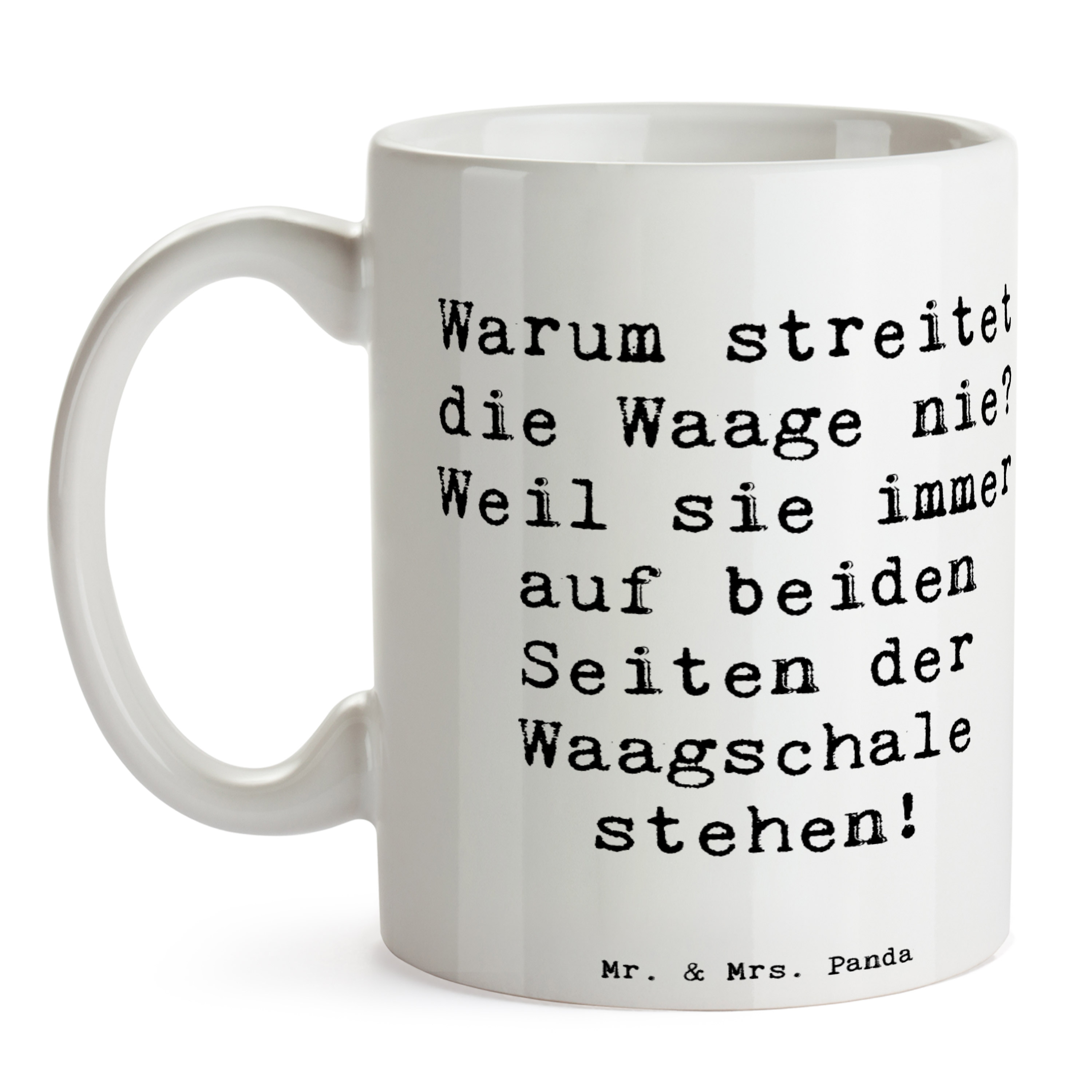 Tasse Spruch Waage Harmonie