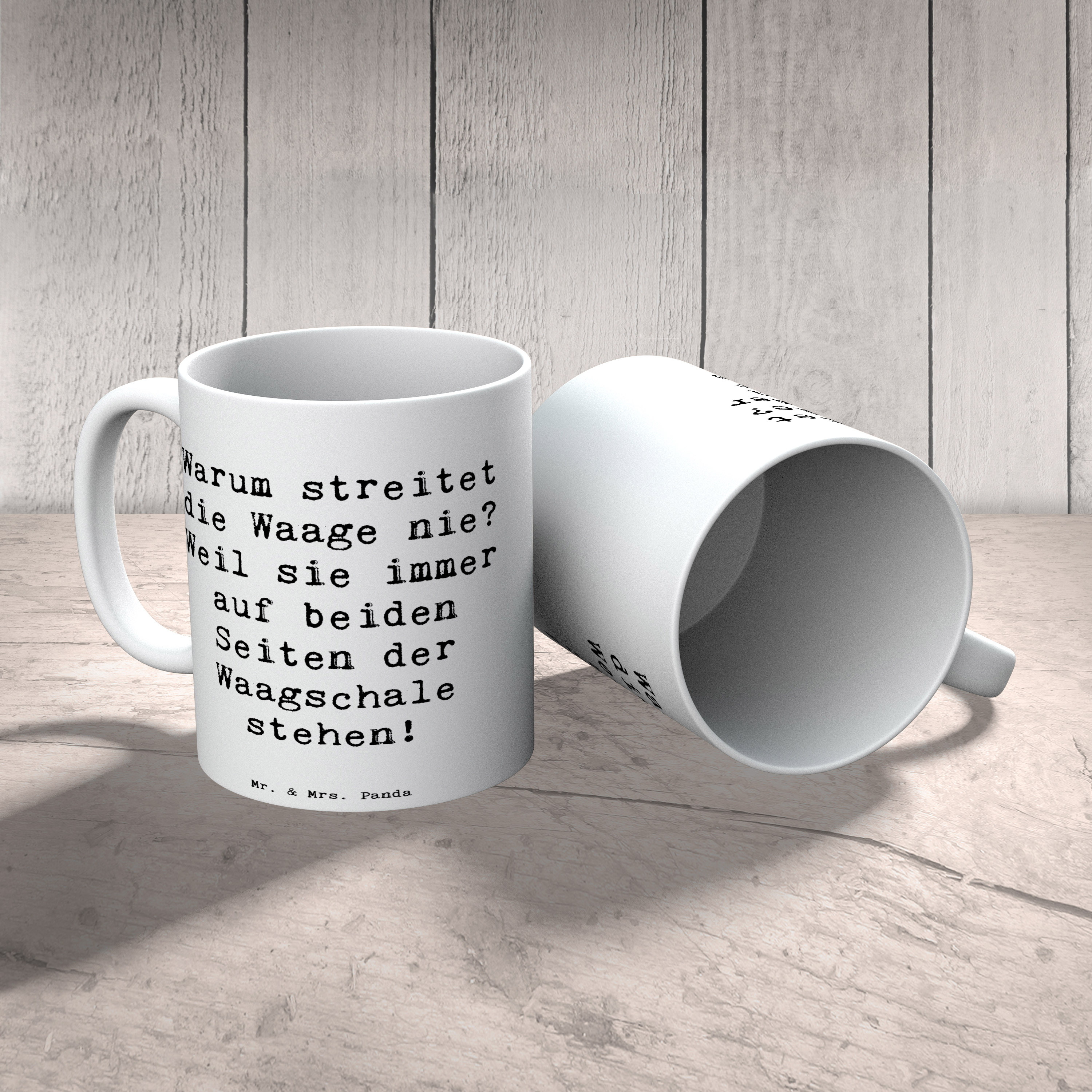 Tasse Spruch Waage Harmonie