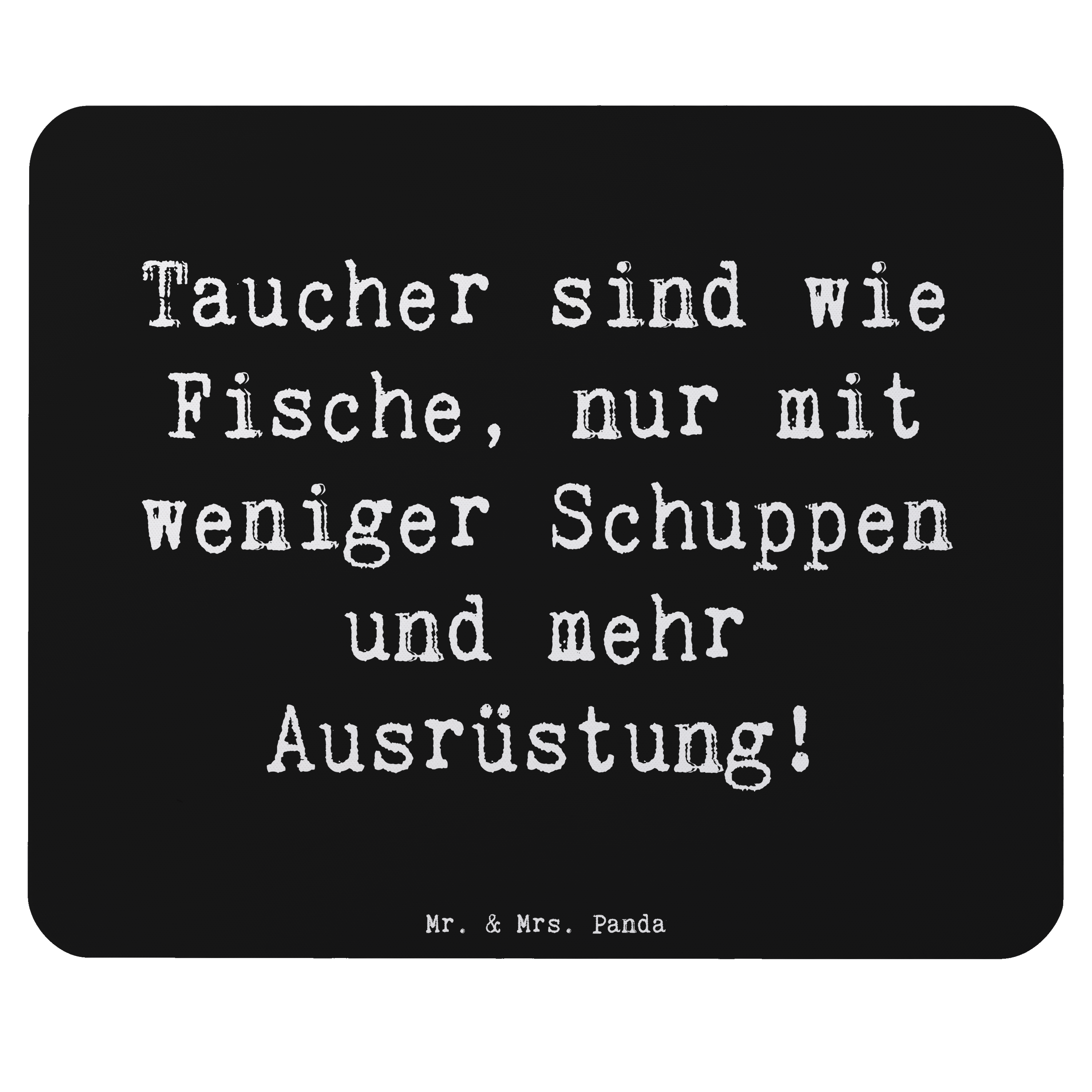 Mauspad Spruch Tauchen Abenteuer