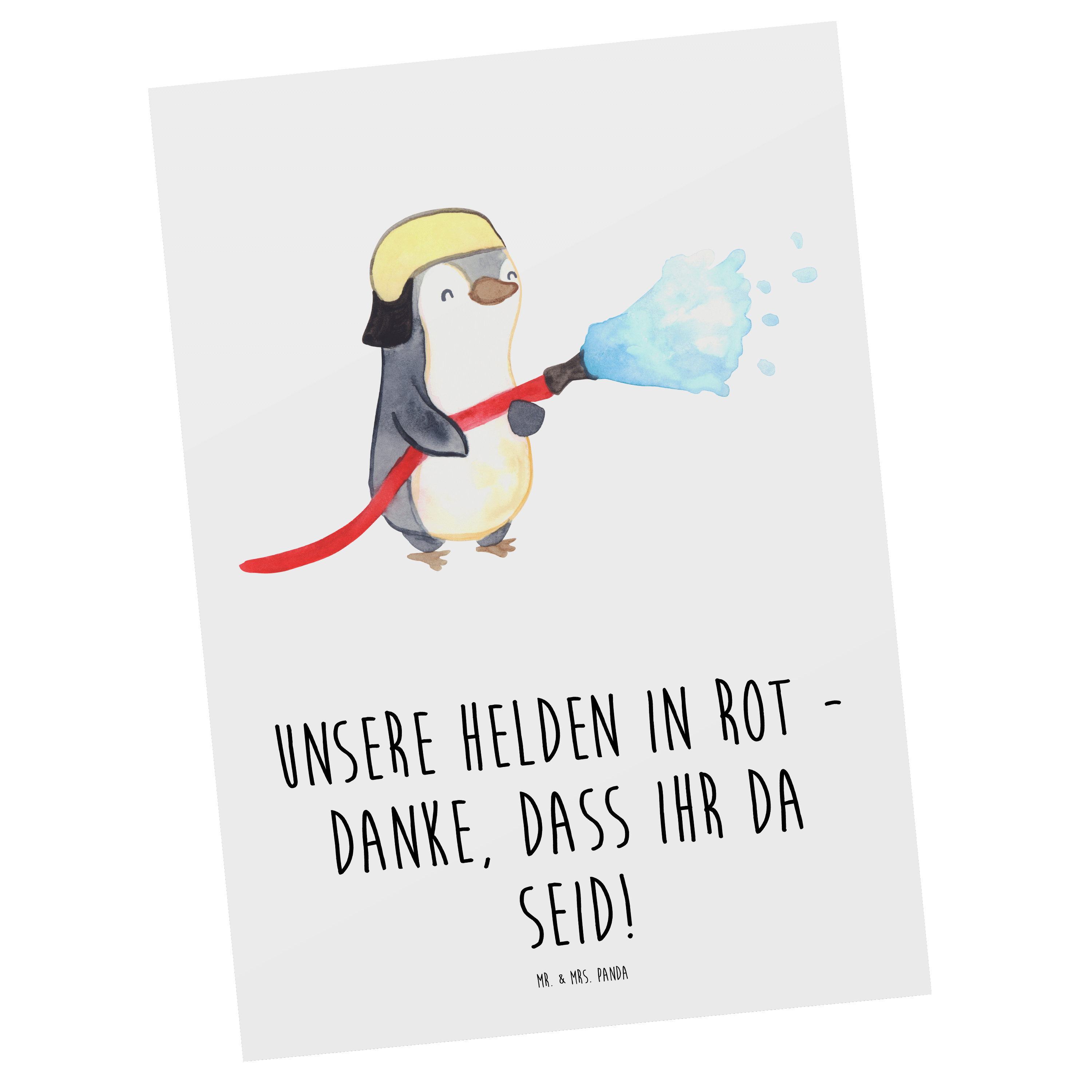 Postkarte Feuerwehrmann Helden - Geschenk Helden des Alltags Danke Feuerwehrmann - Bild 6 von 10