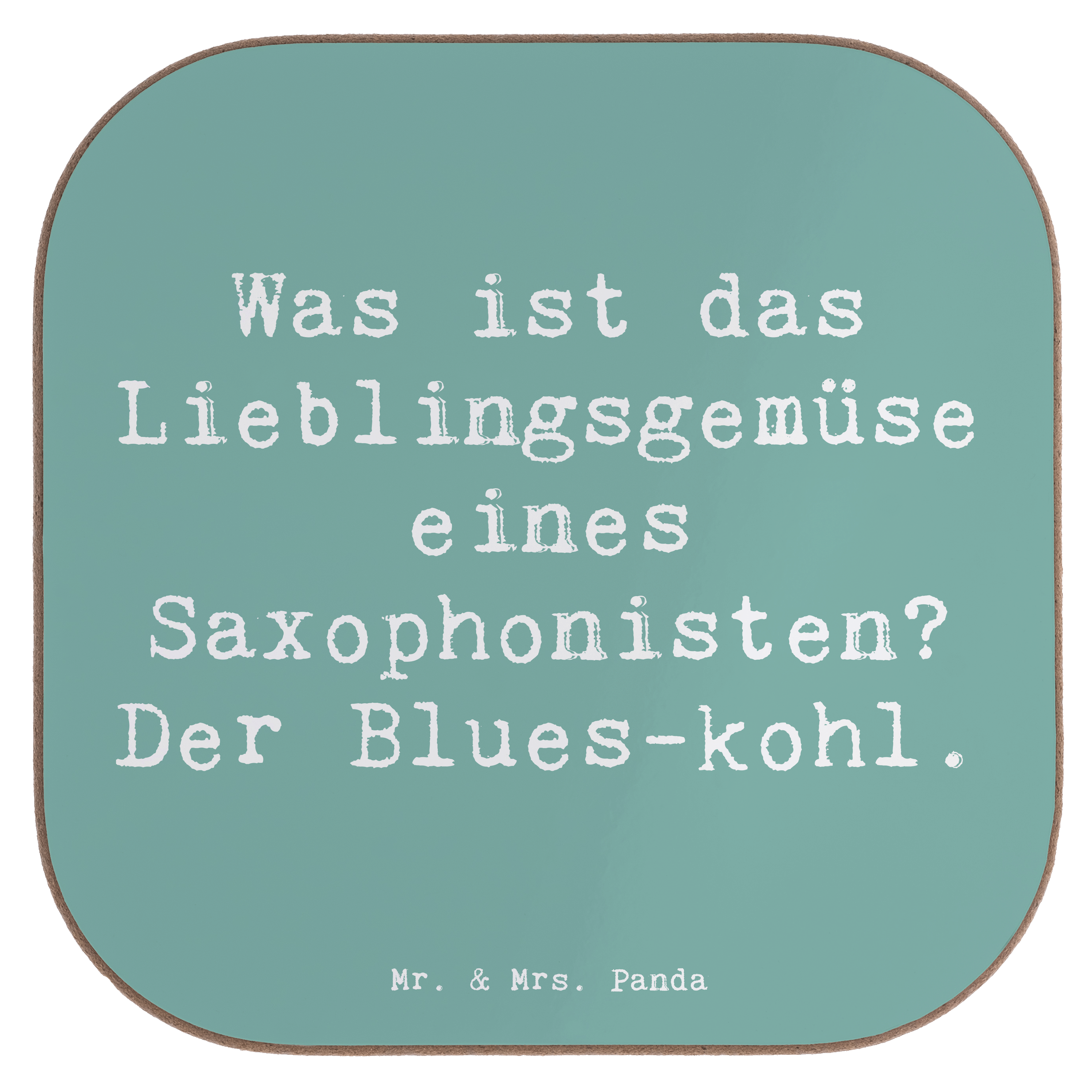 Untersetzer Spruch Saxophon Blues