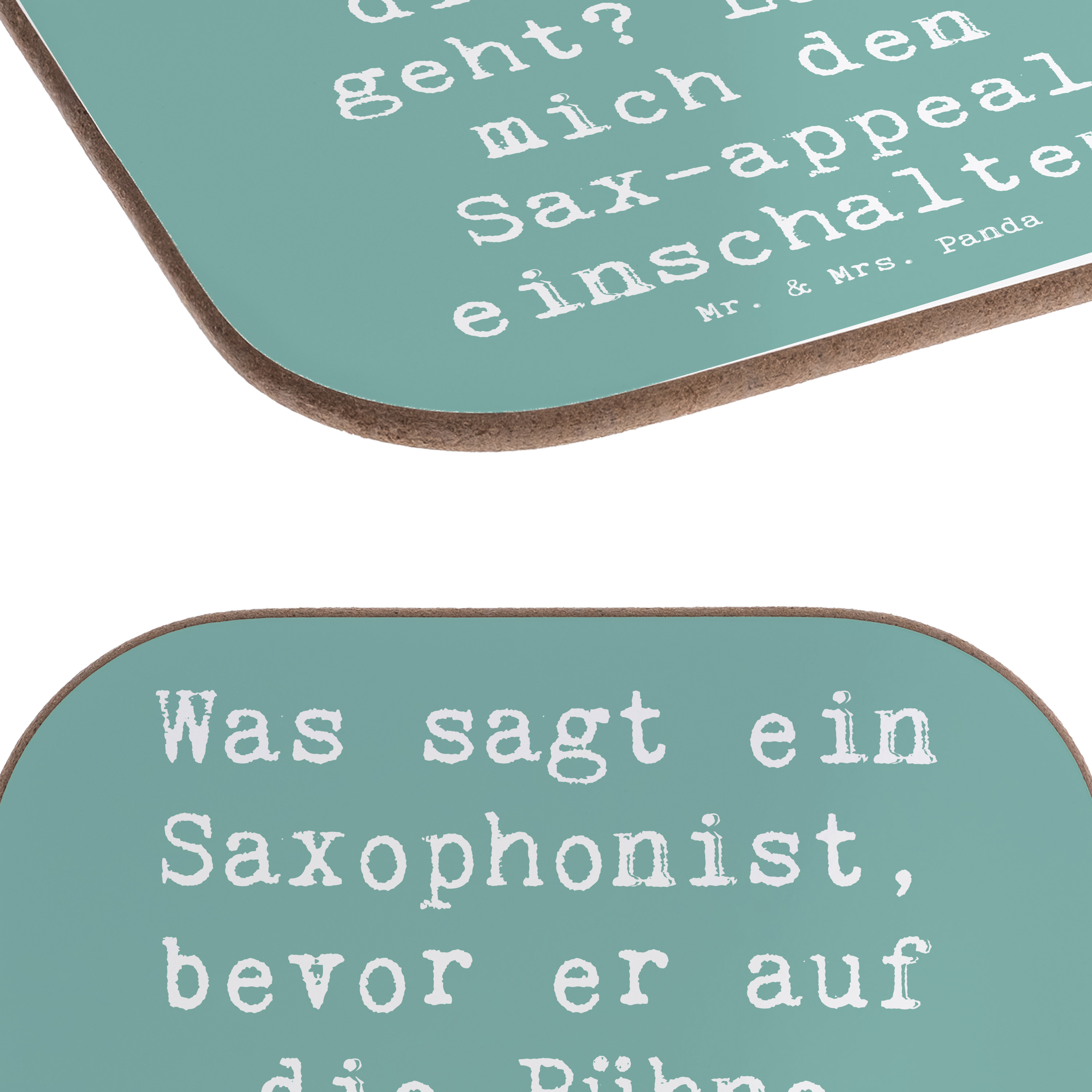 Untersetzer Spruch Magischer Saxophon-Charme