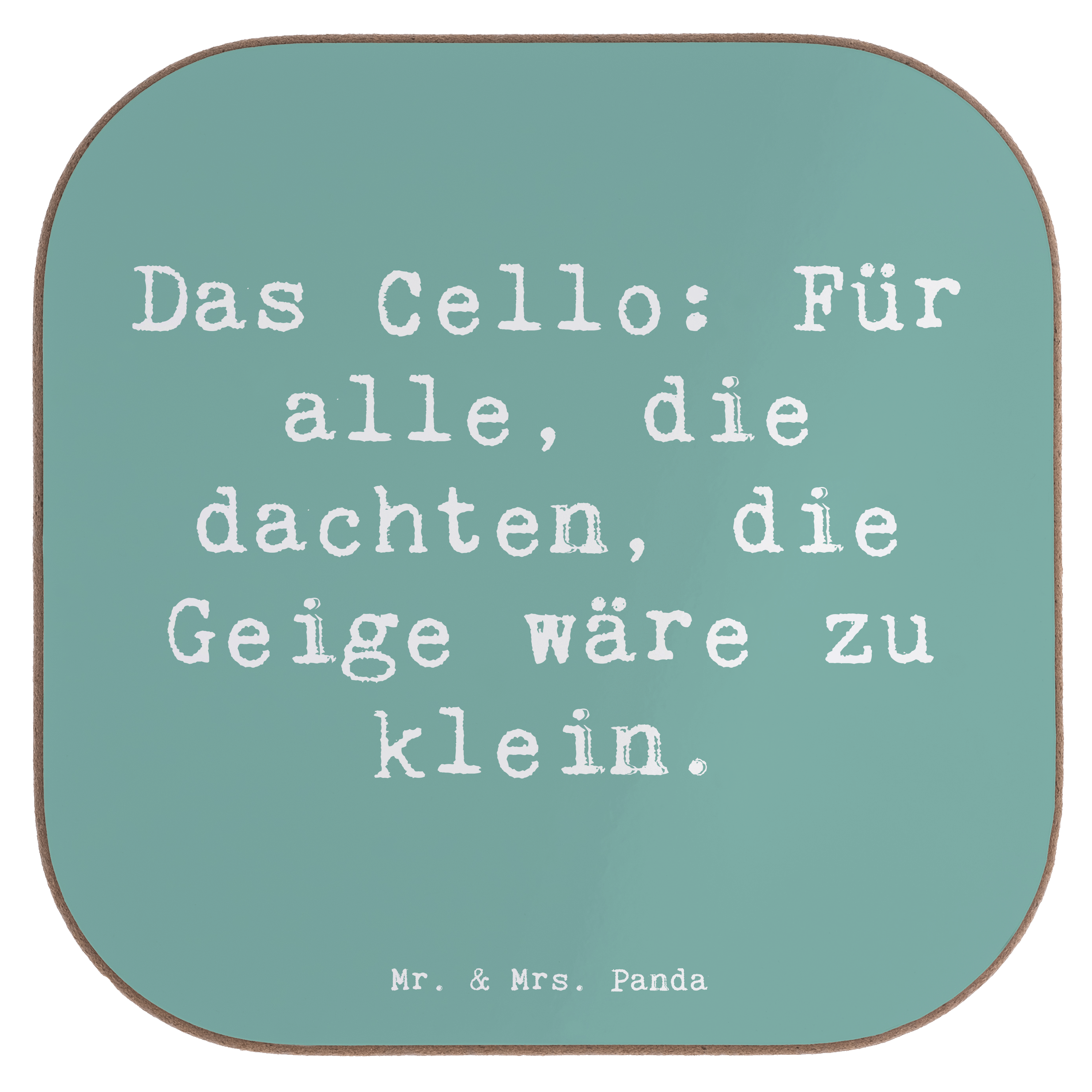 Untersetzer Spruch Cello Magie