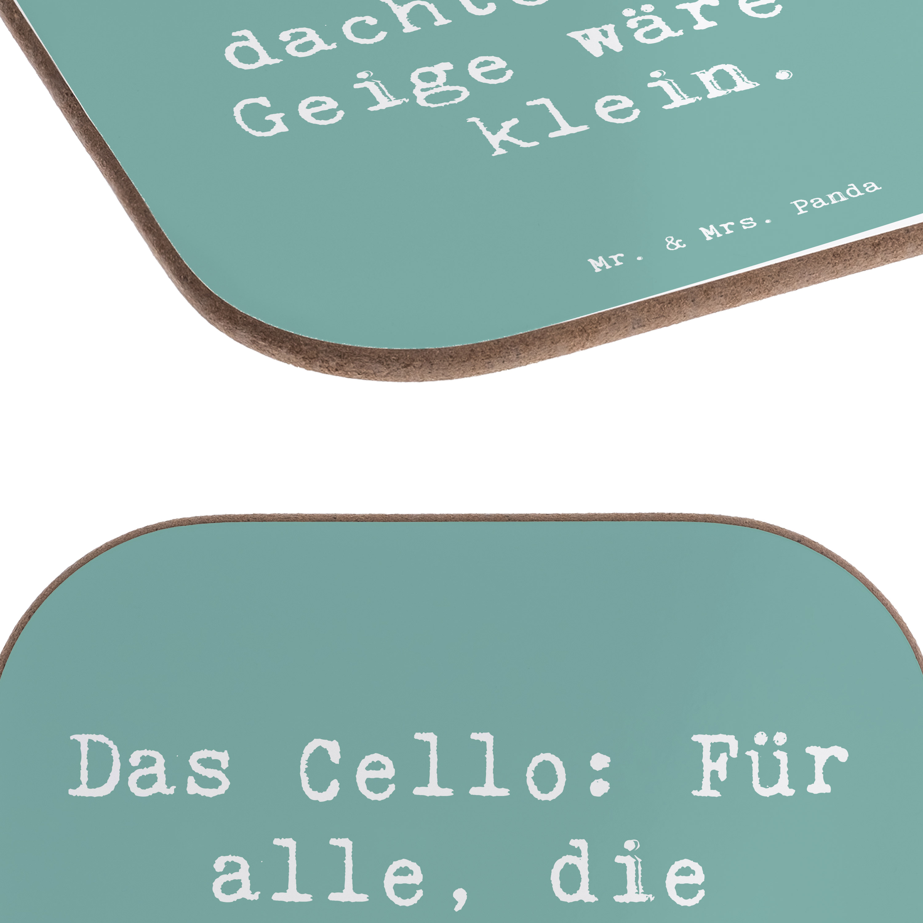 Untersetzer Spruch Cello Magie