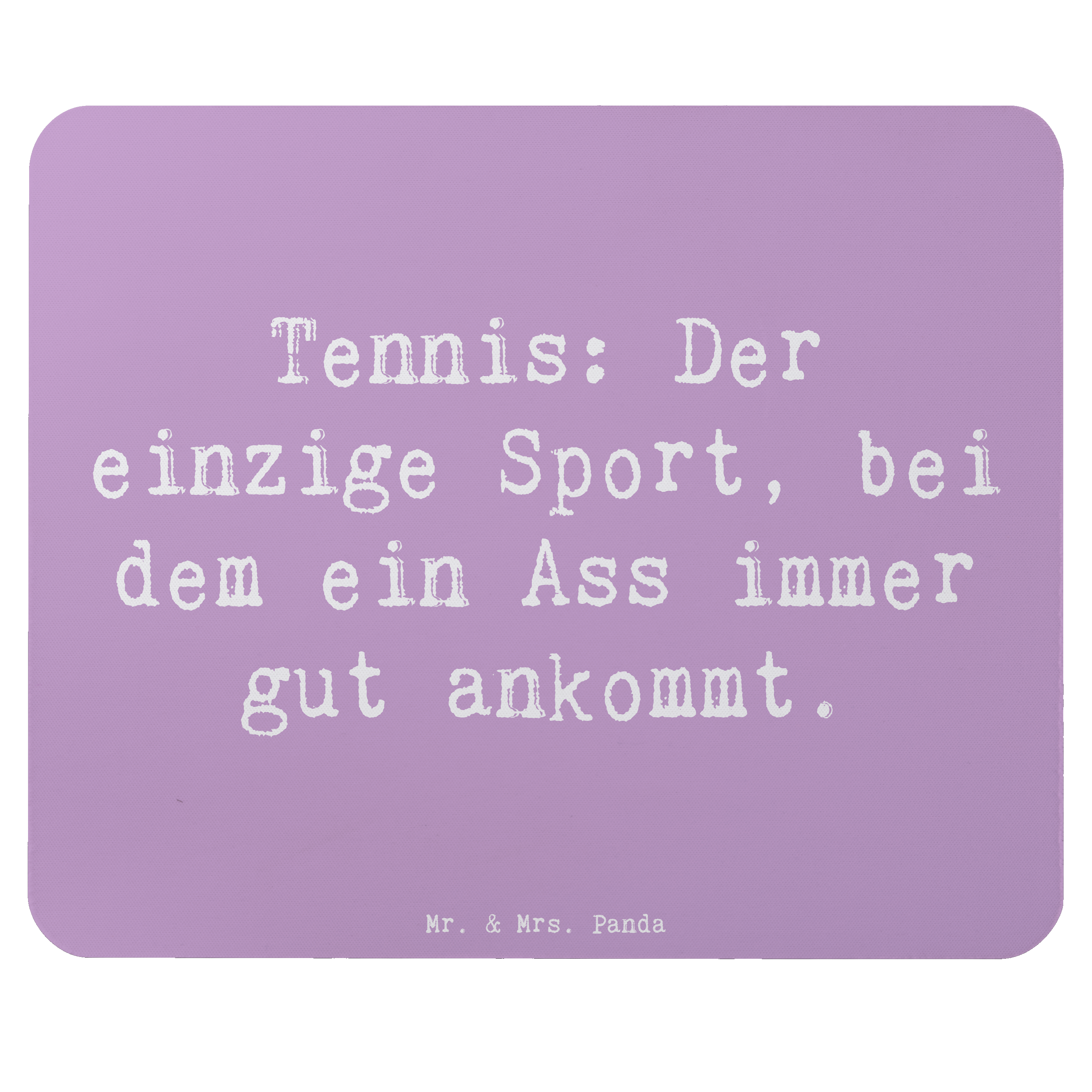 Mauspad Spruch Tennis Ass