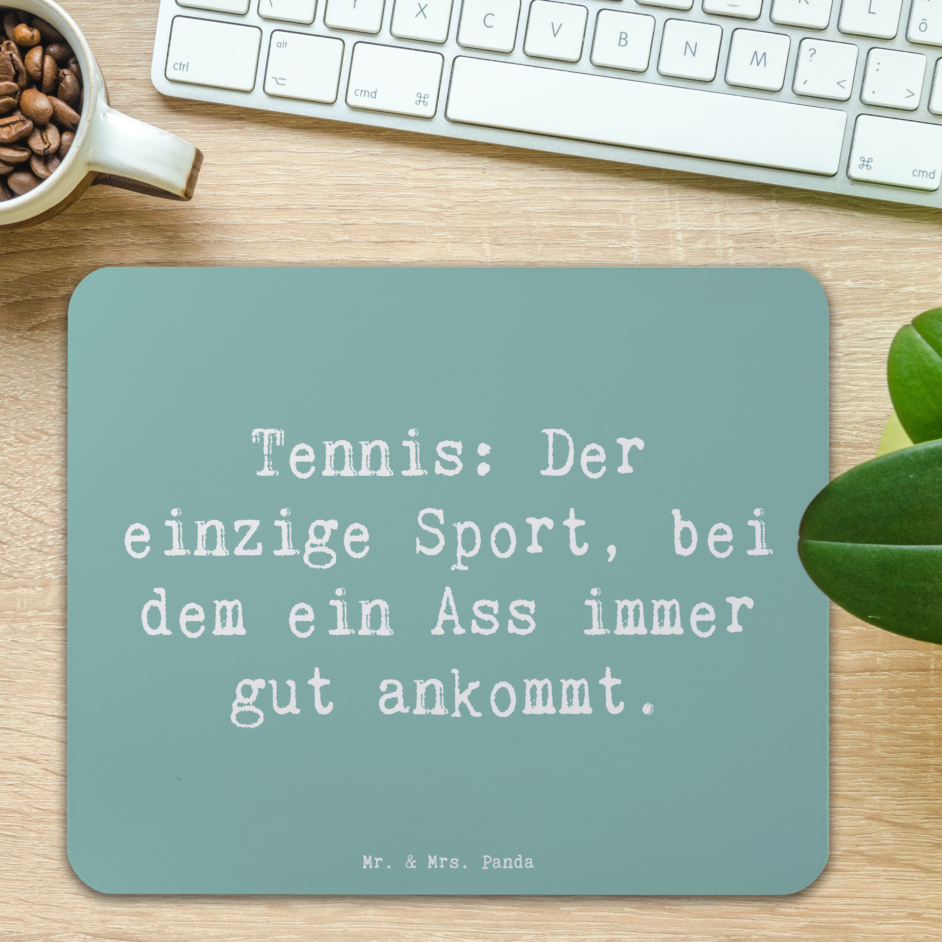 Mauspad Spruch Tennis Ass