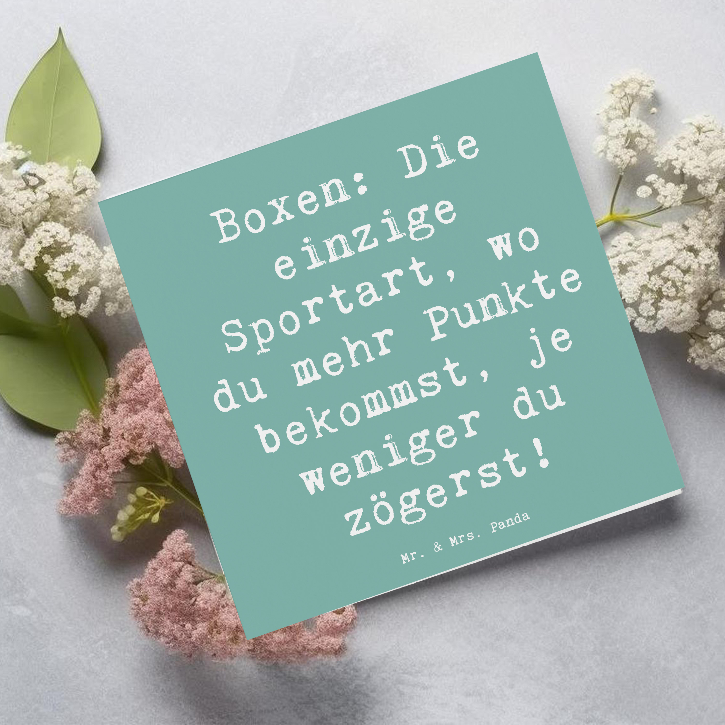 Deluxe Karte Spruch Boxen Schnell Entscheiden