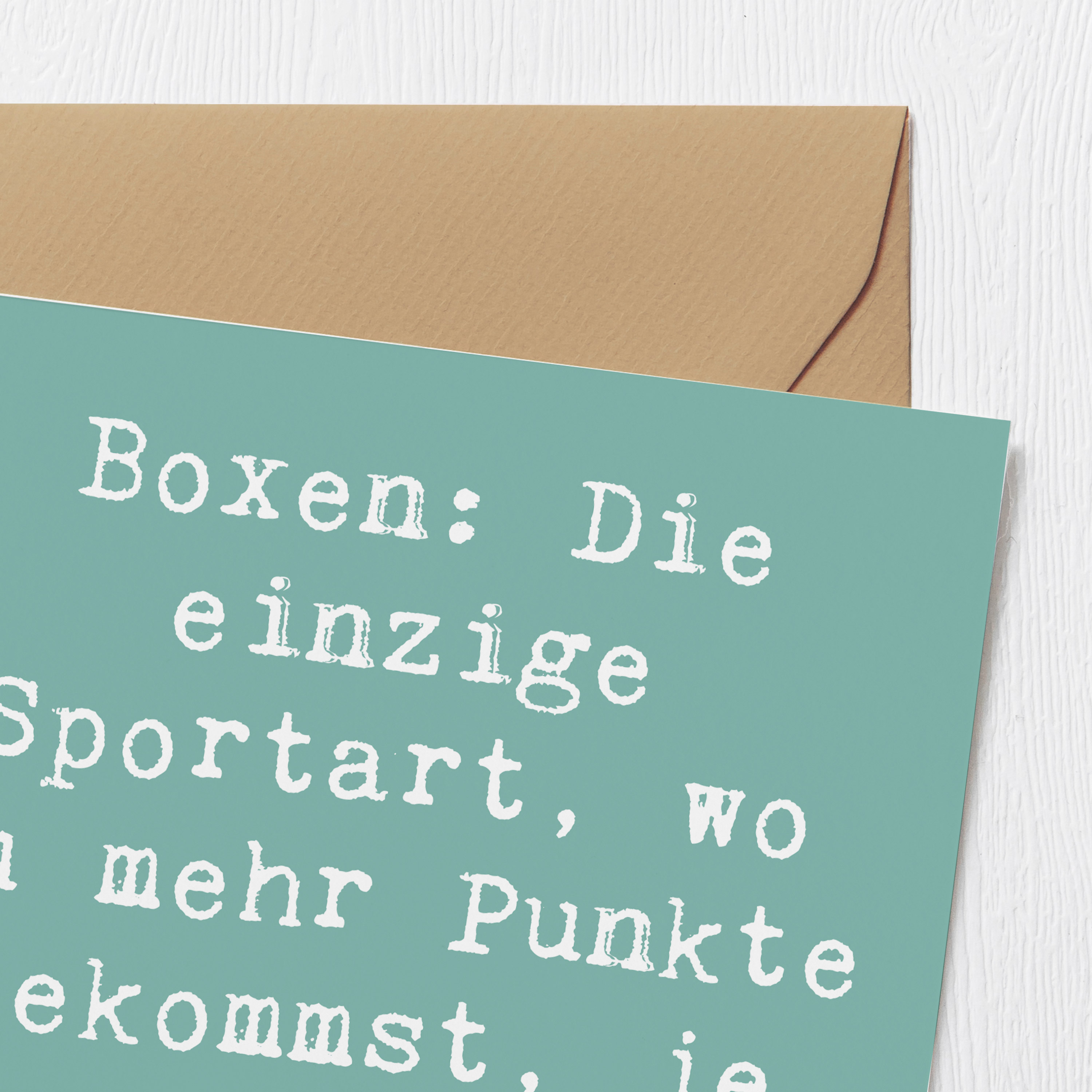 Deluxe Karte Spruch Boxen Schnell Entscheiden