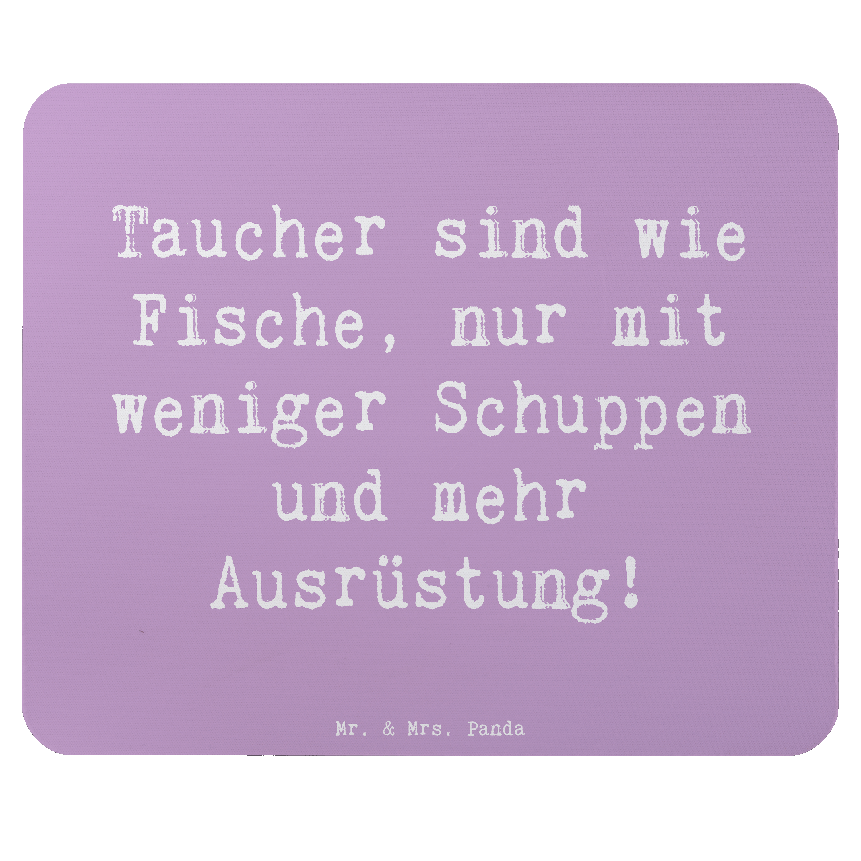 Mauspad Spruch Tauchen Abenteuer