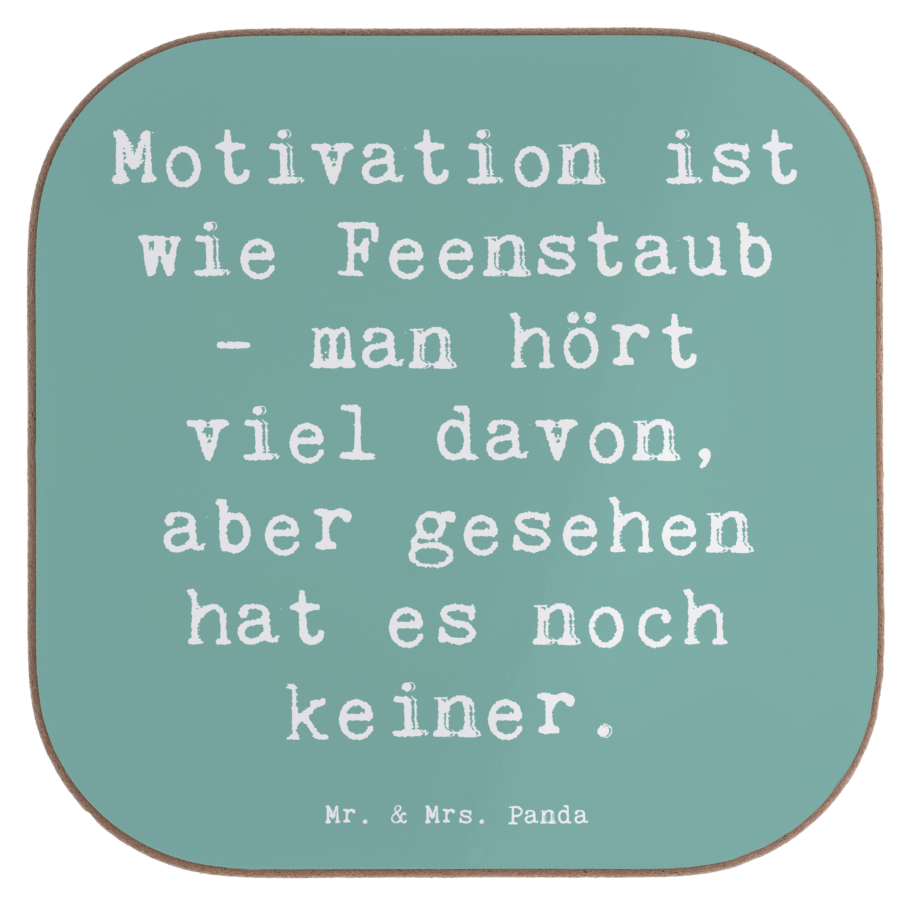 Untersetzer Spruch Magische Motivation