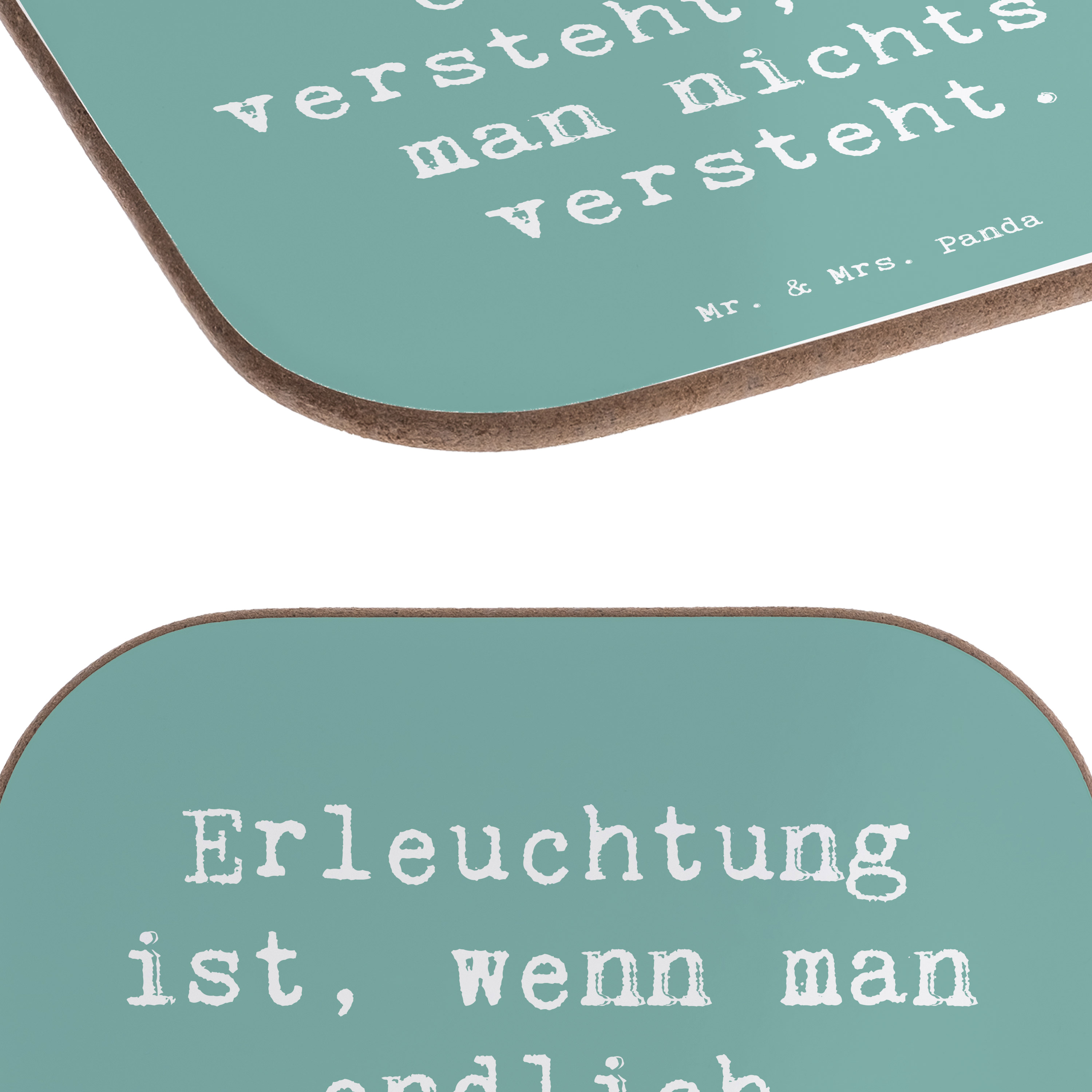 Untersetzer Spruch Erleuchtung Weisheit