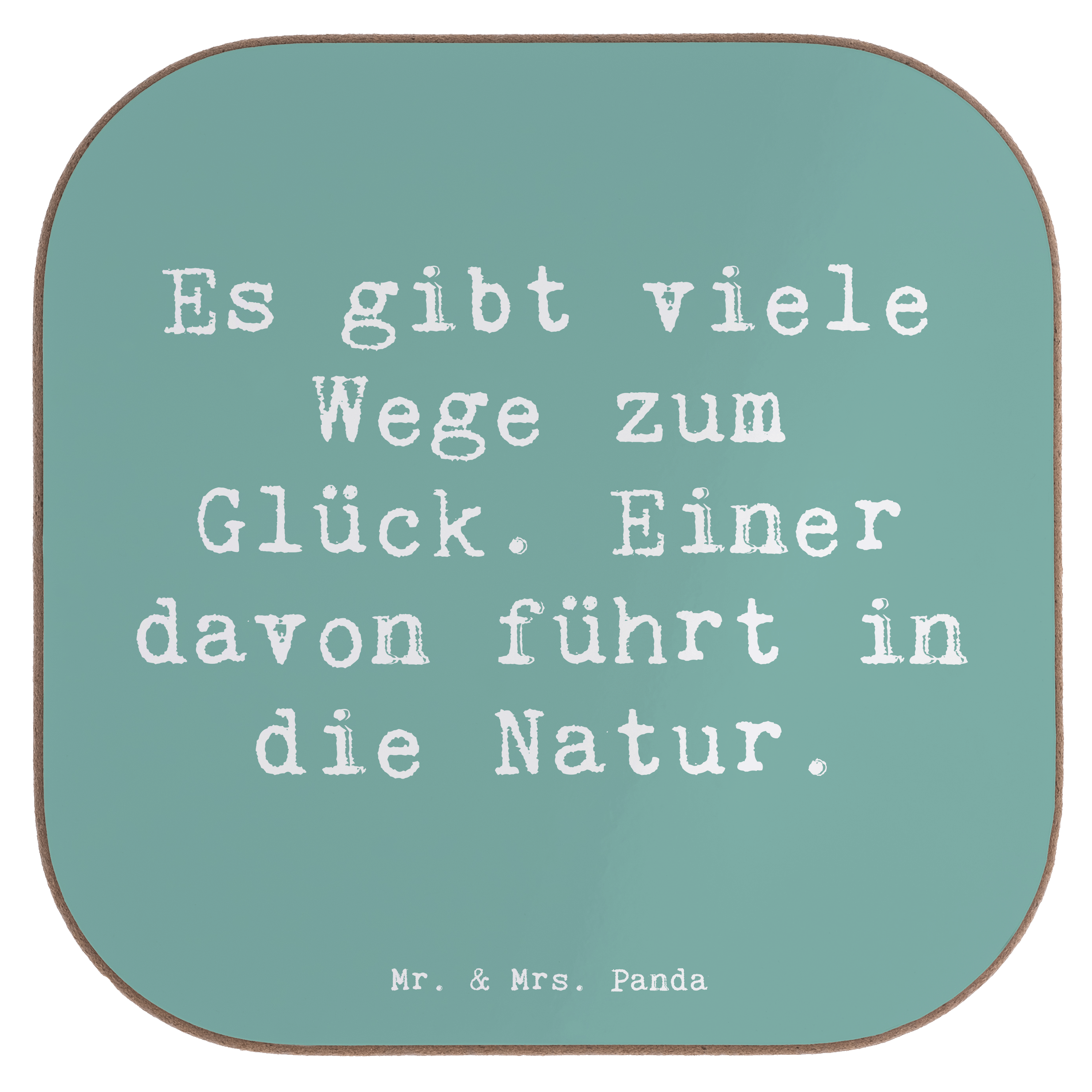 Untersetzer Spruch Geborgenheit Natur