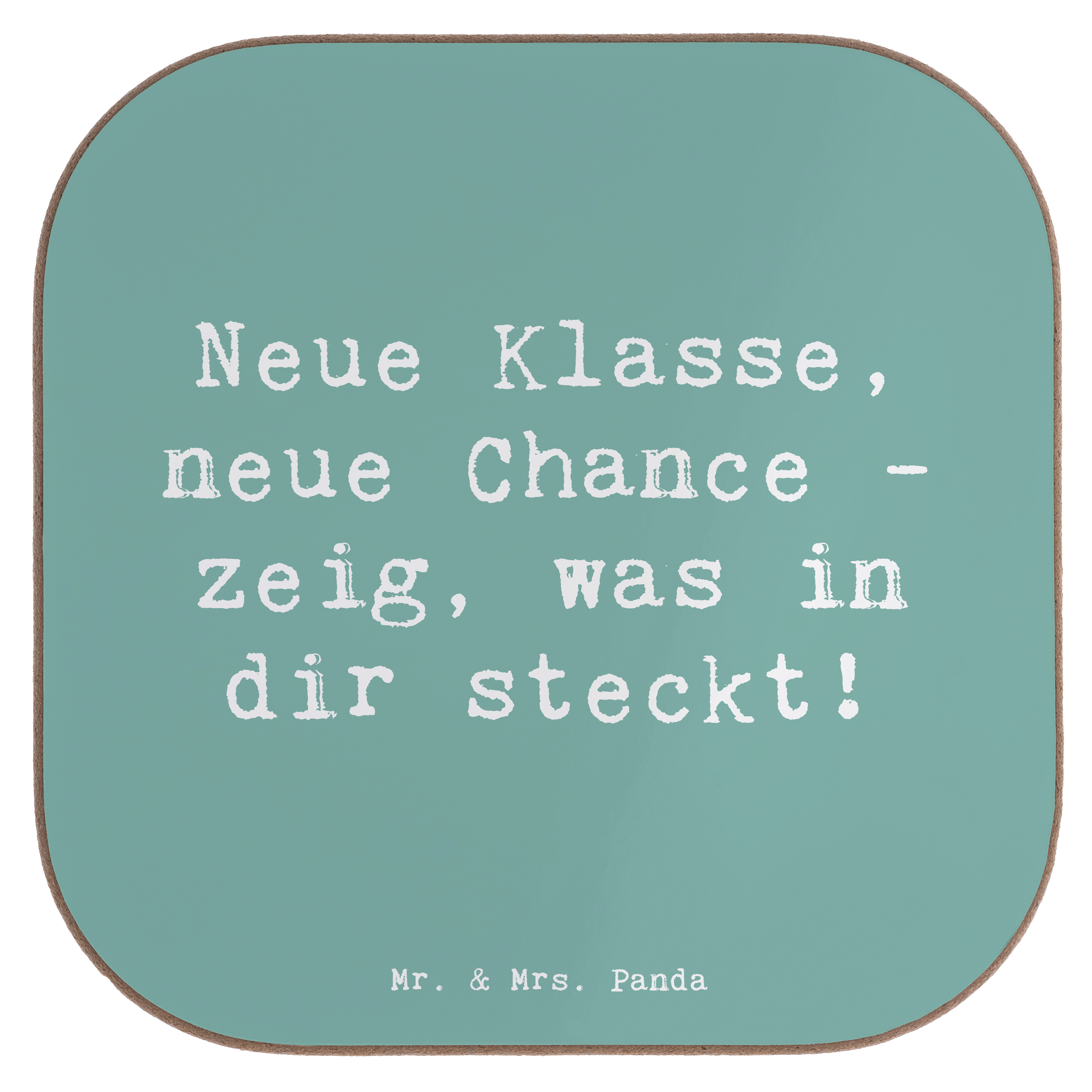 Untersetzer Spruch Erster Schultag Neue Klasse