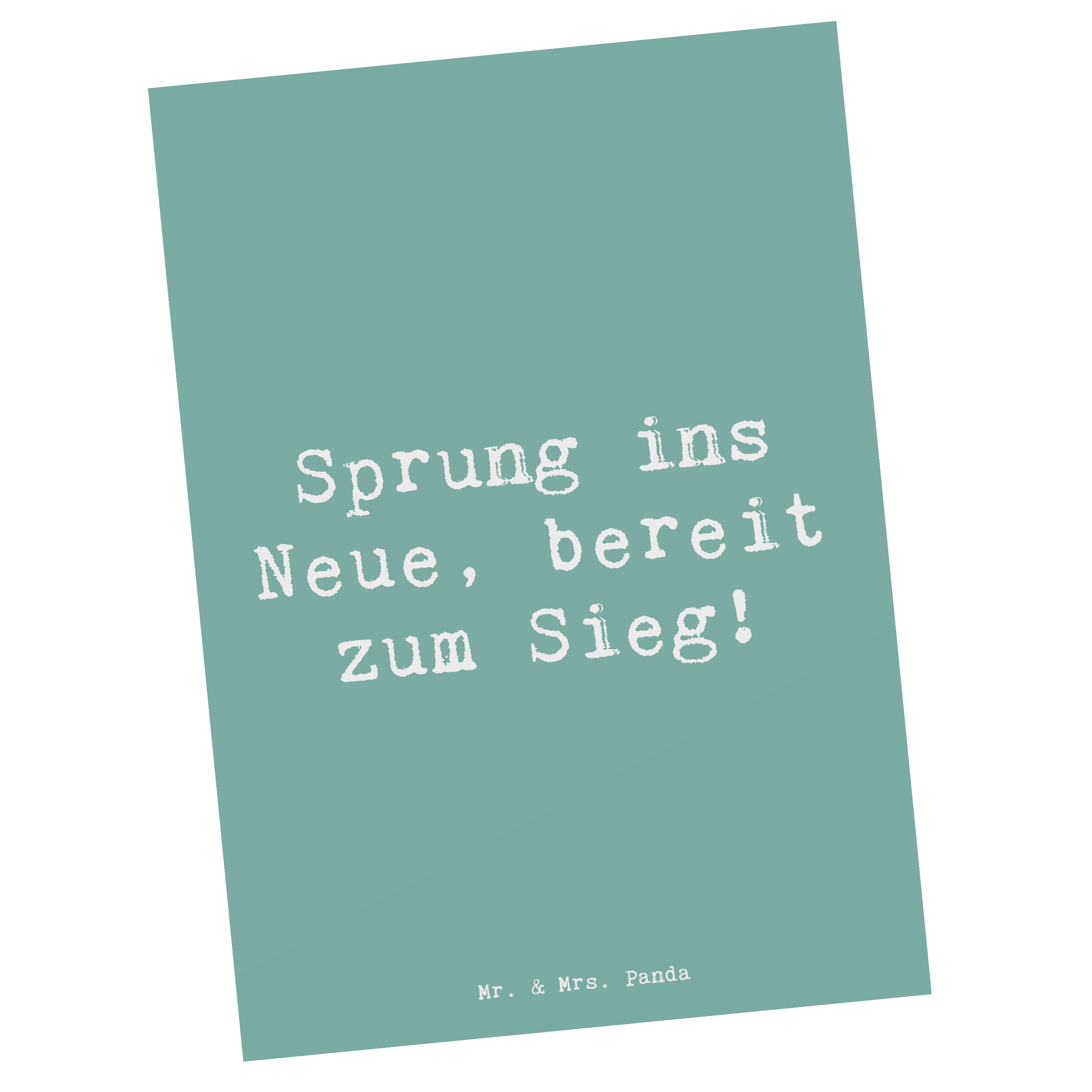 Postkarte Spruch Sich in einer neuen Sportart versuchen