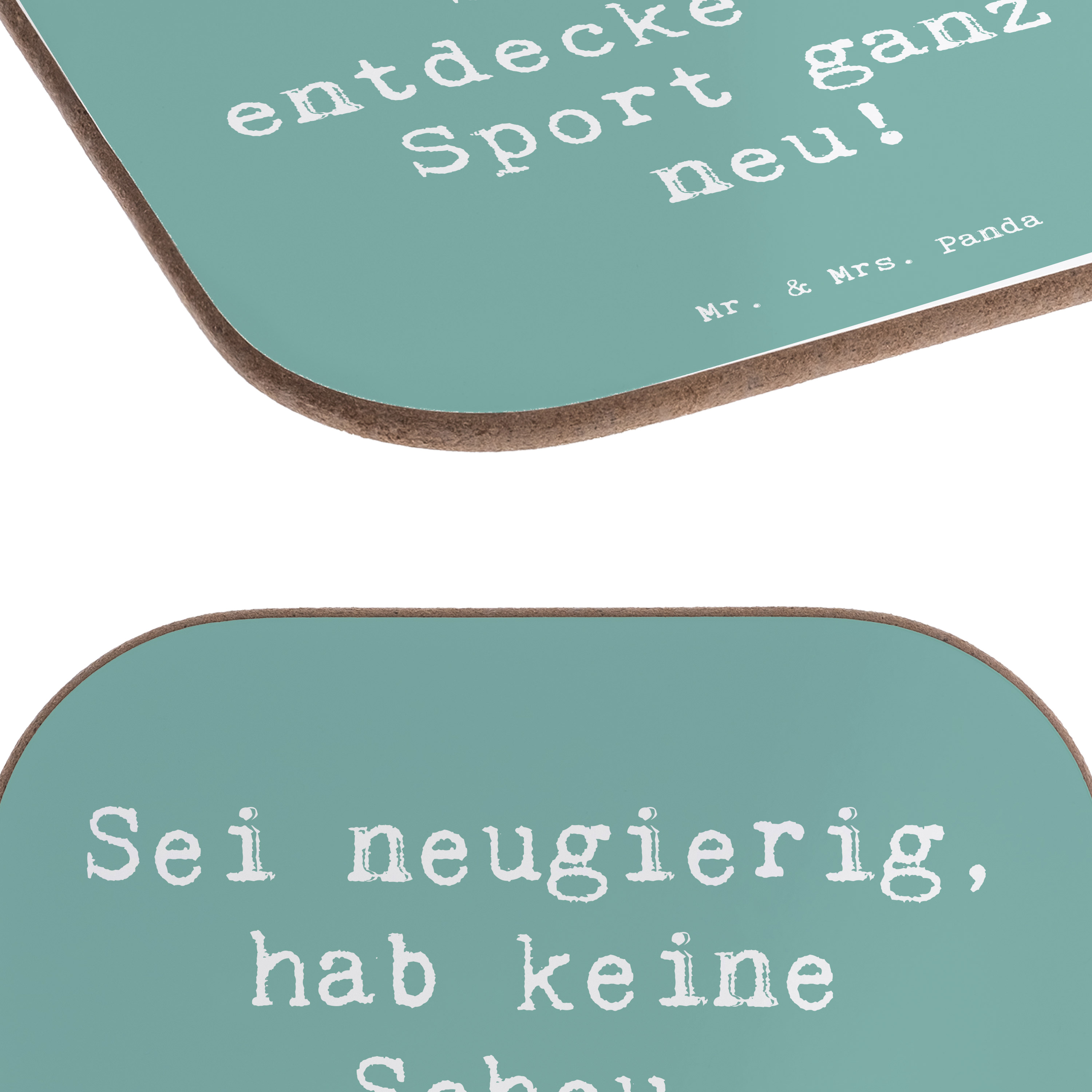 Untersetzer Spruch Neuer Sport