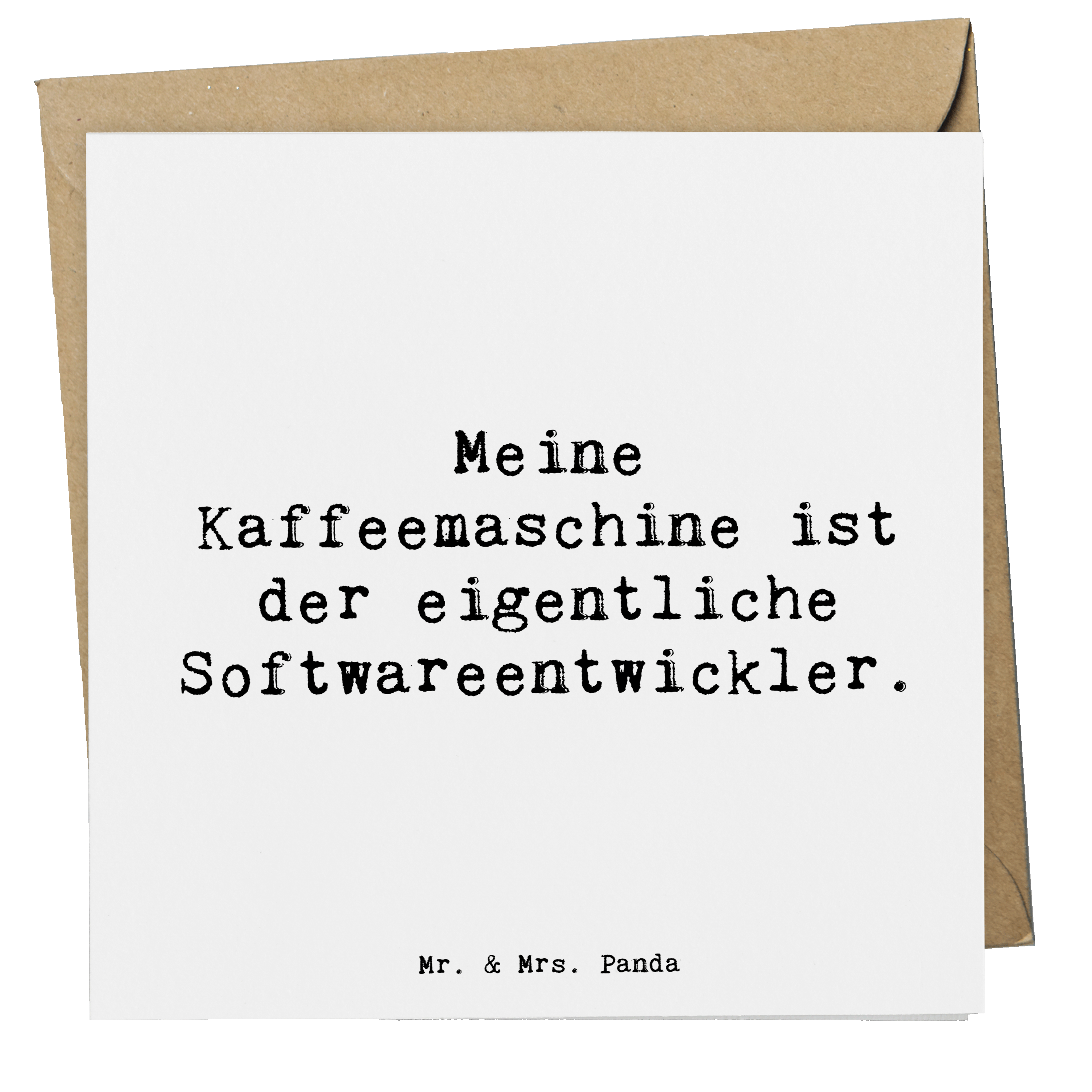 Deluxe Karte Spruch Softwareentwickler Held