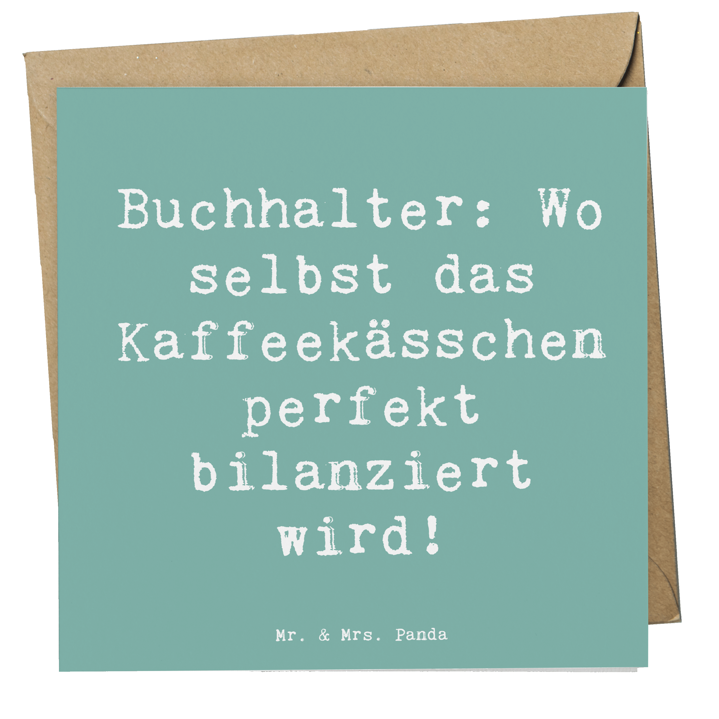 Deluxe Karte Spruch Buchhalter Balance