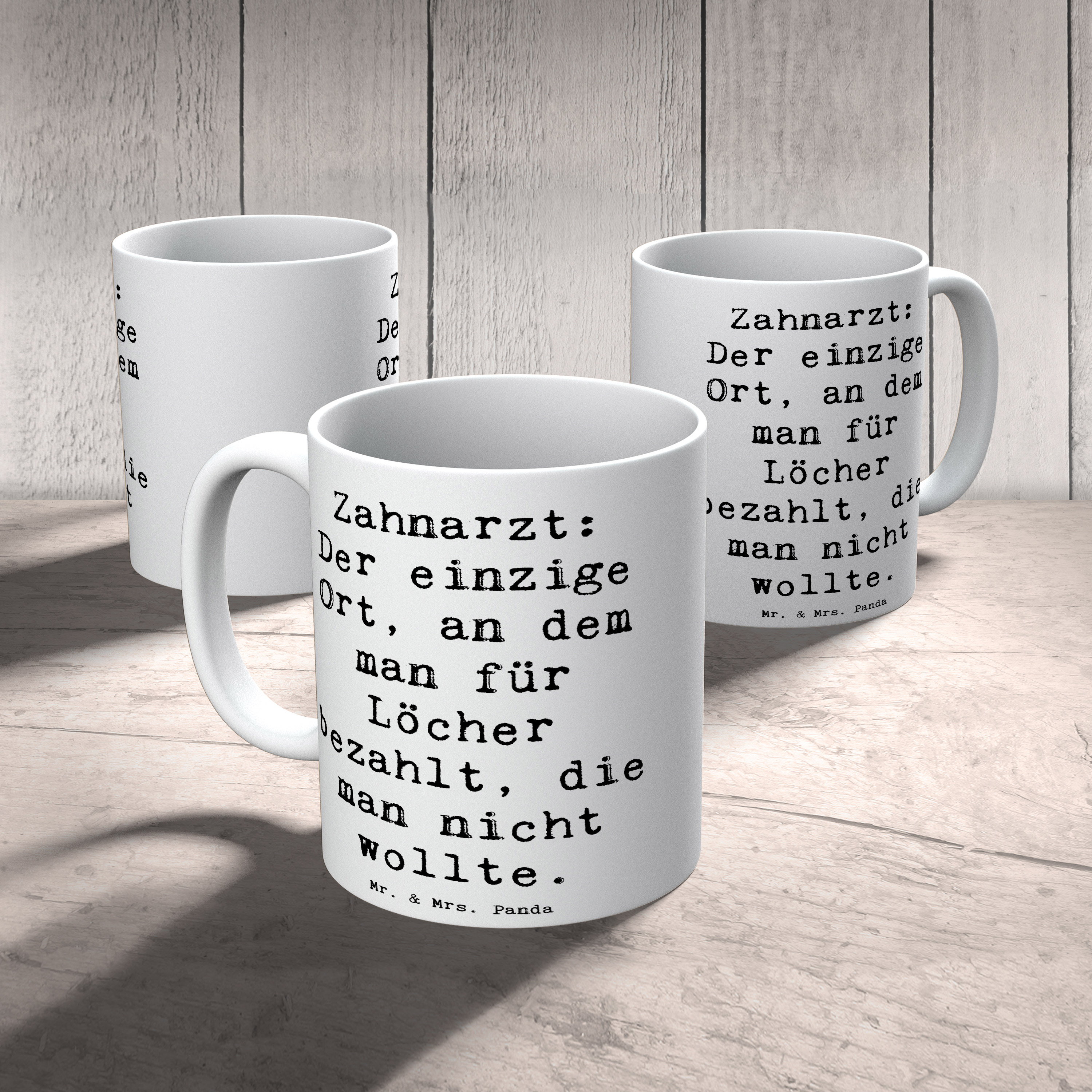 Tasse Spruch Zahnarzt Lochgebühr