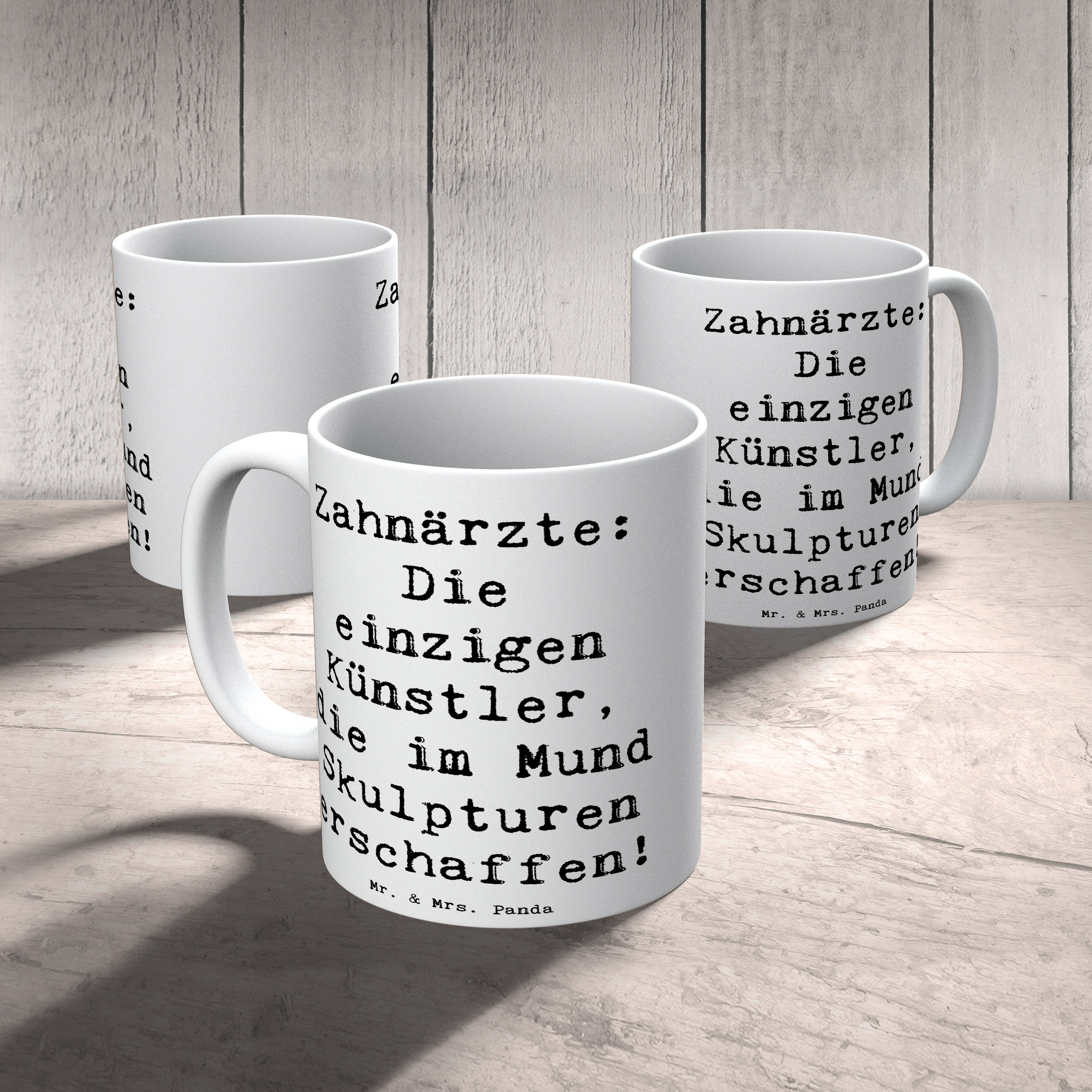 Tasse Spruch Zahnarzt Künstler