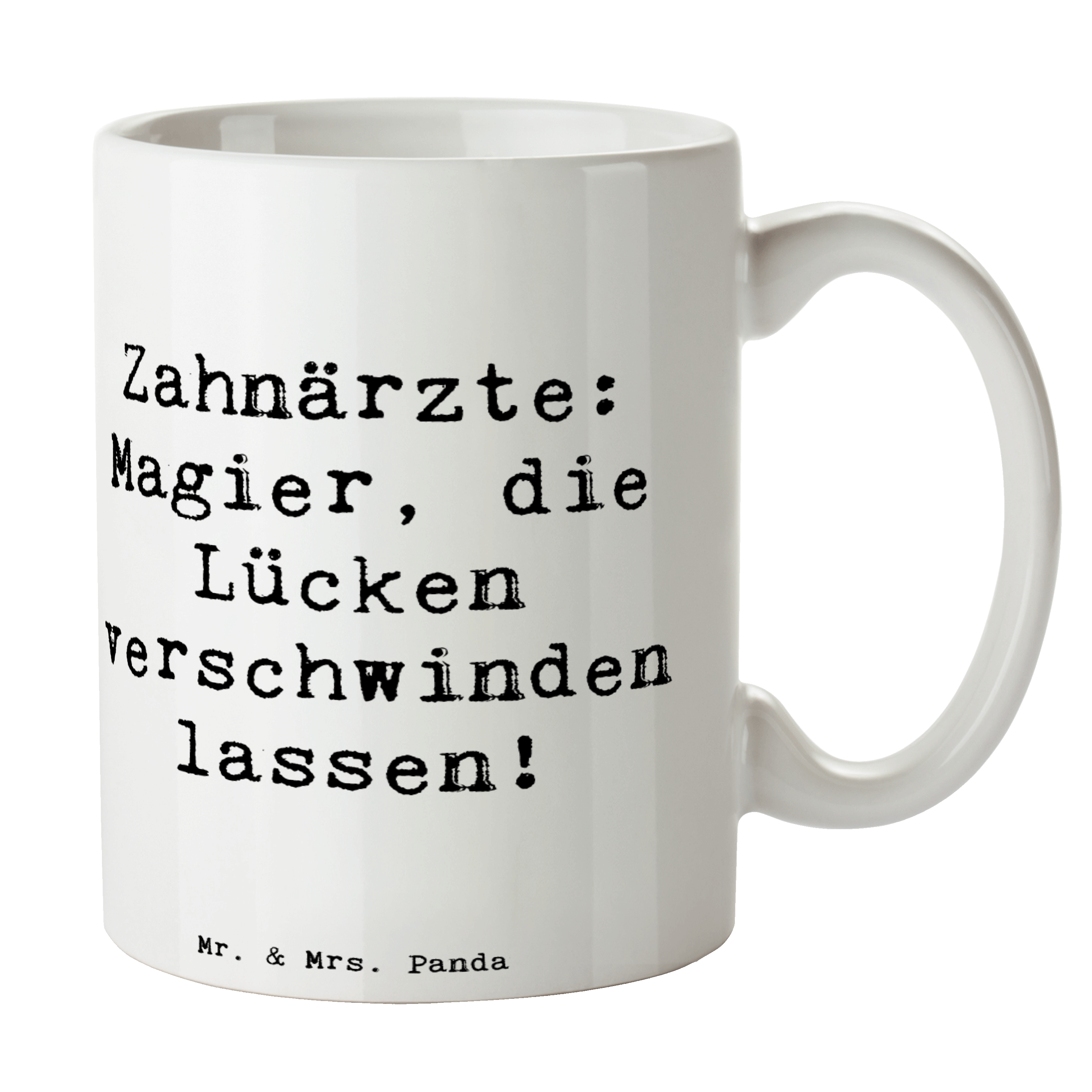 Tasse Spruch Zahnarzt Magier