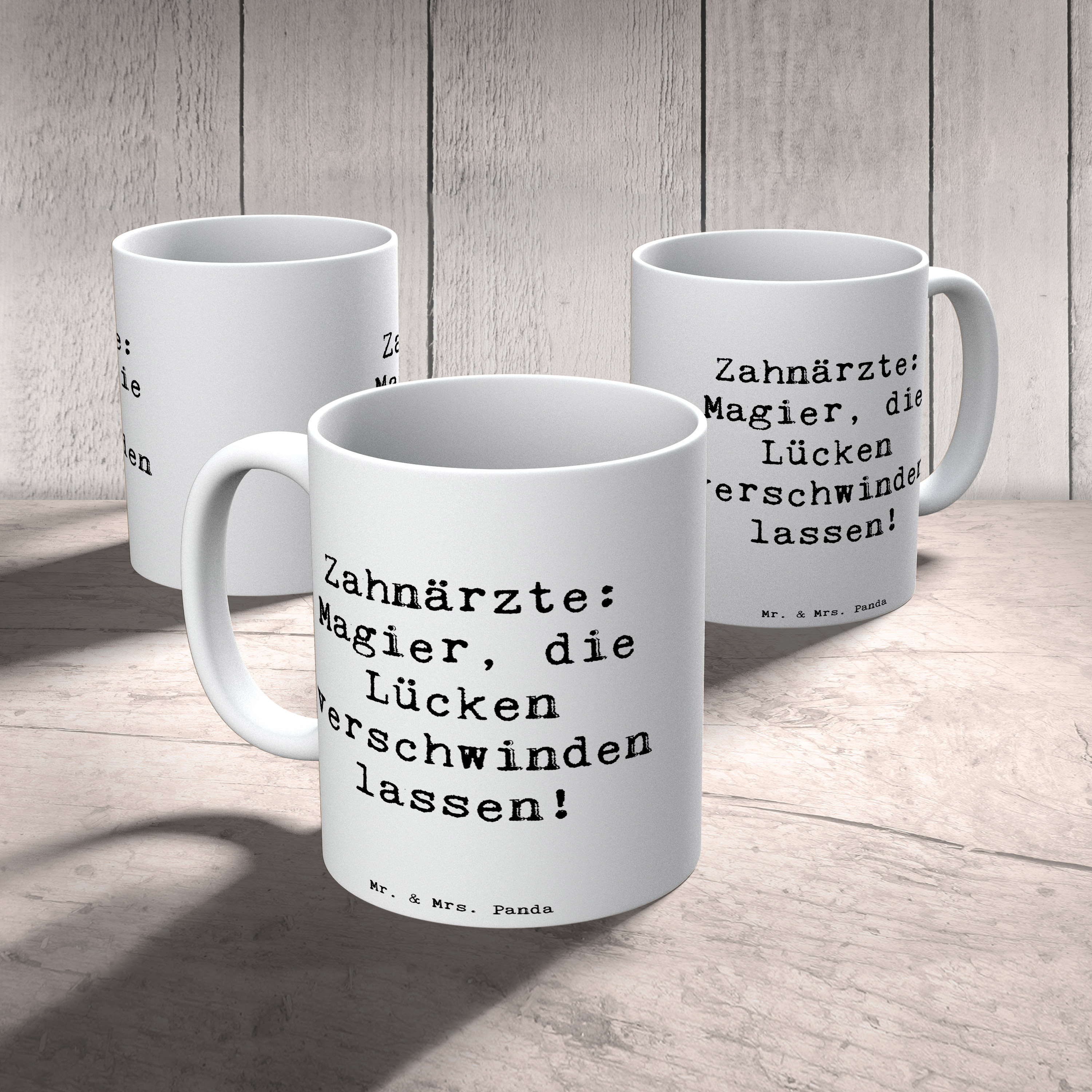 Tasse Spruch Zahnarzt Magier