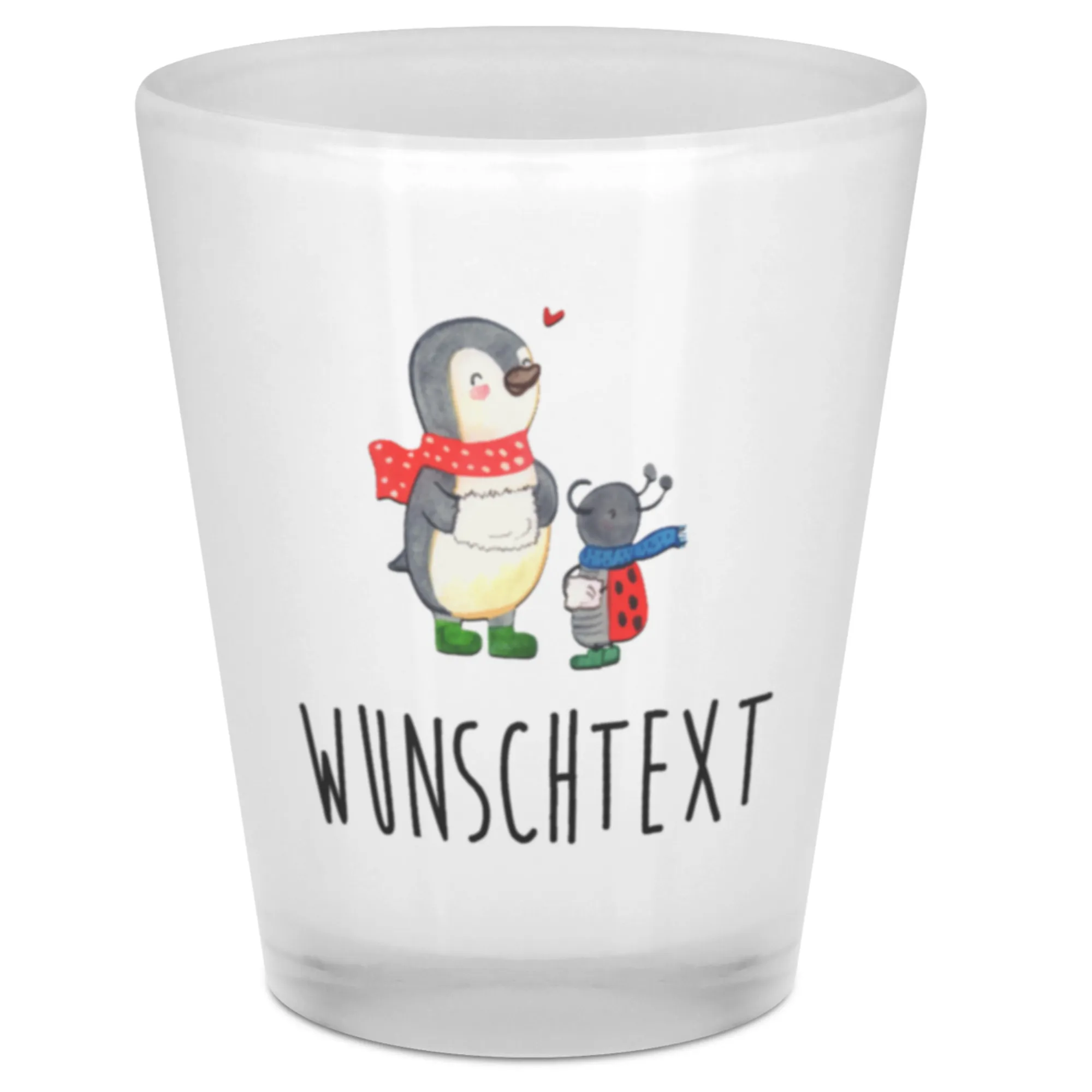 Personalisiertes Schnapsglas Smörle Winterzeit