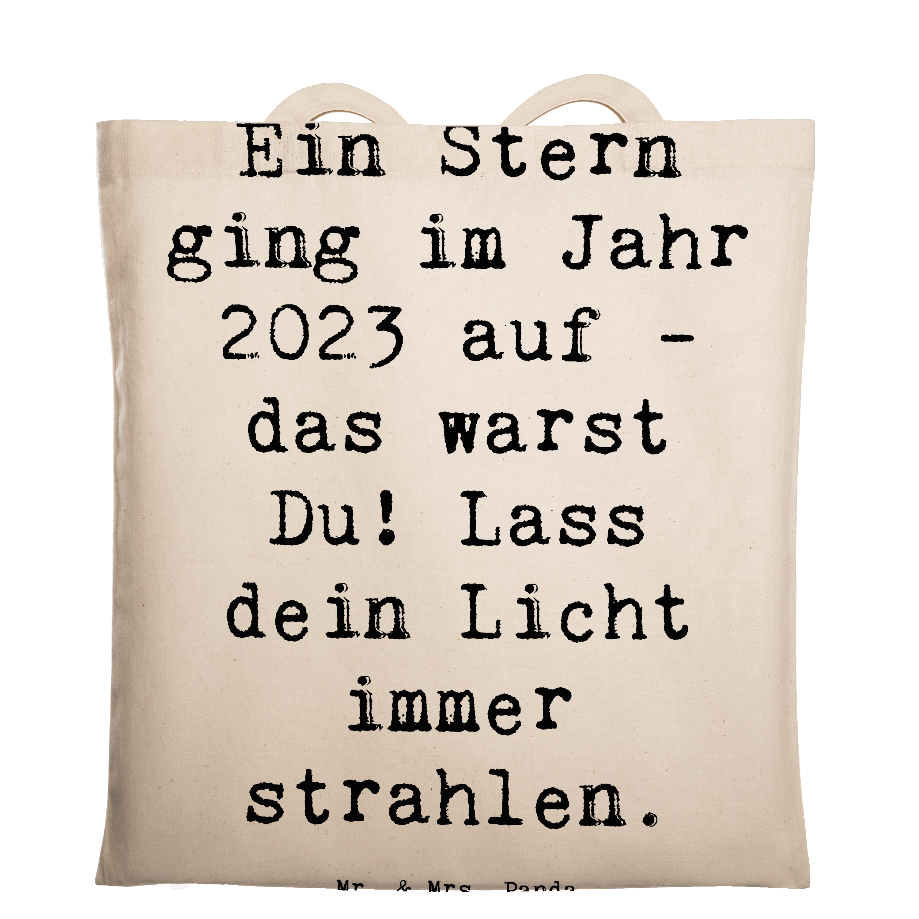 Tragetasche Spruch 2023 Geburtstag Stern