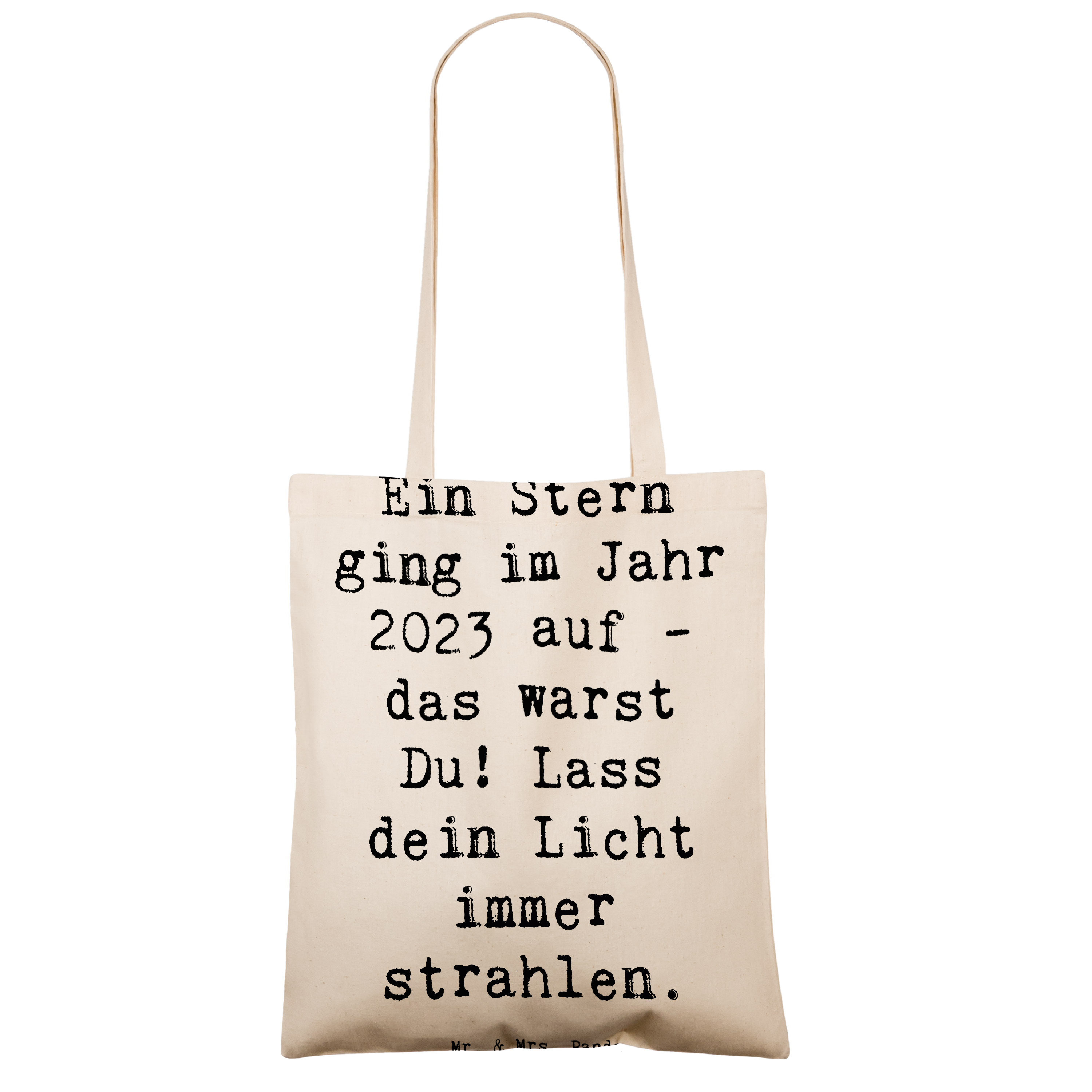 Tragetasche Spruch 2023 Geburtstag Stern