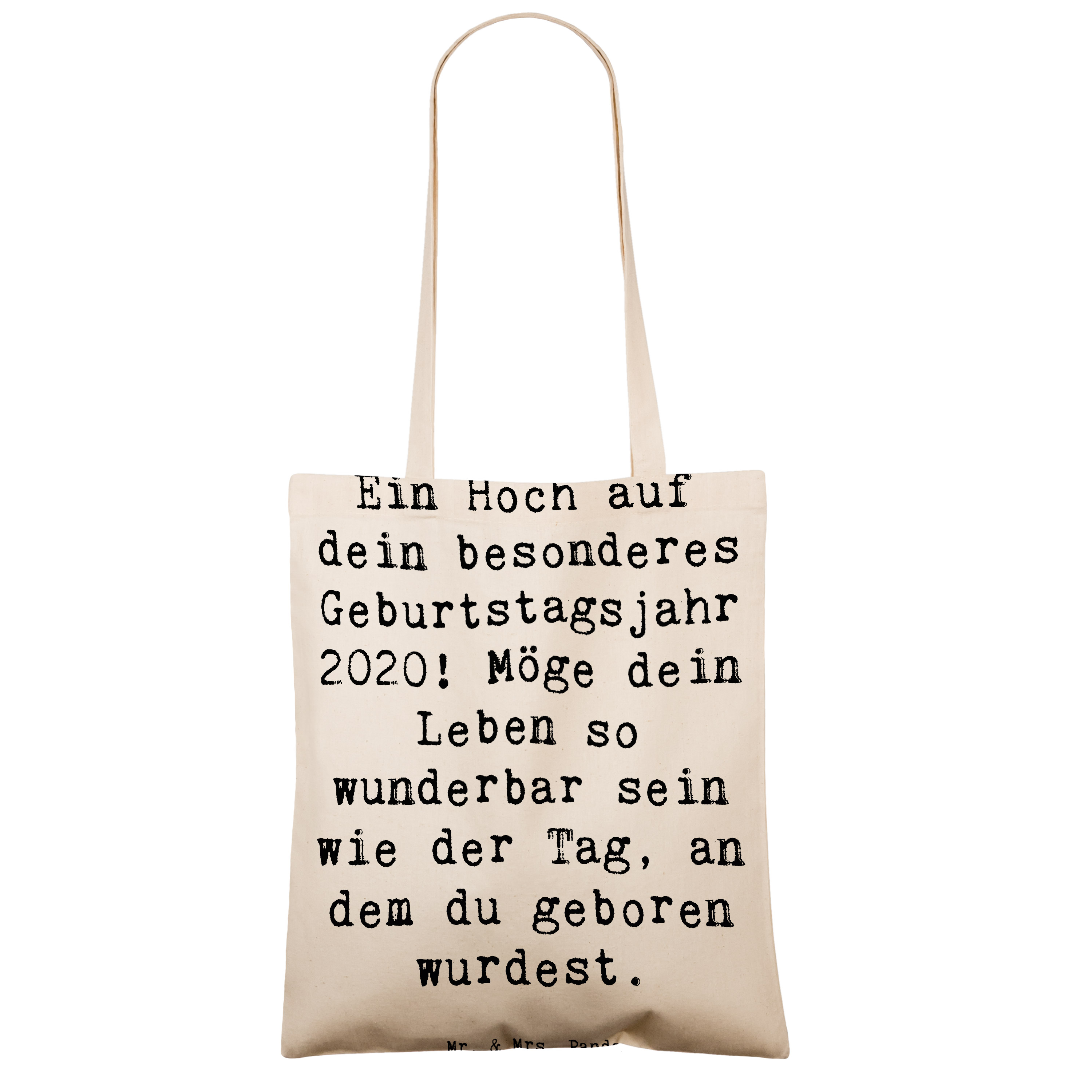 Tragetasche Spruch 2020 Geburtstag