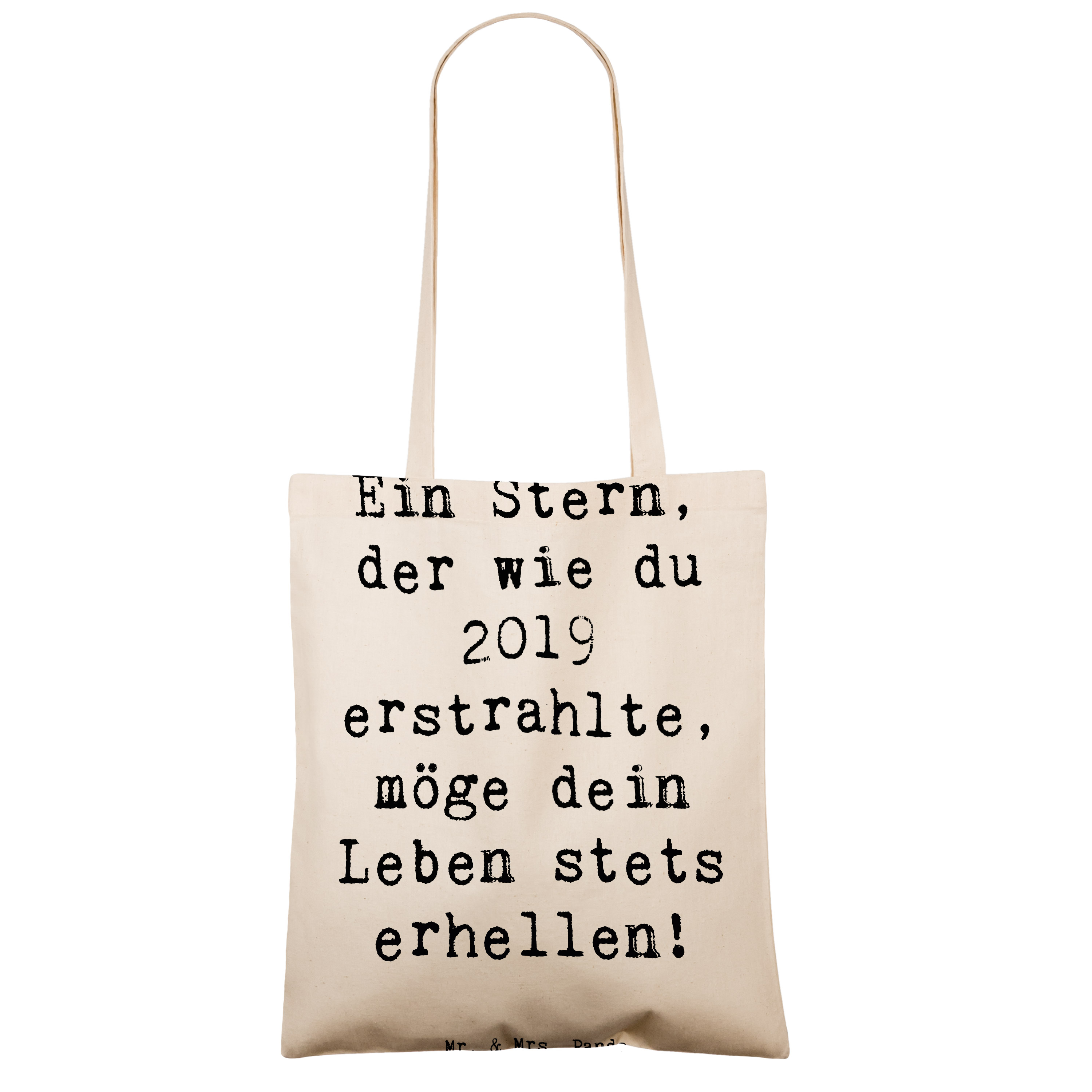 Tragetasche Spruch 2019 Geburtstag Stern