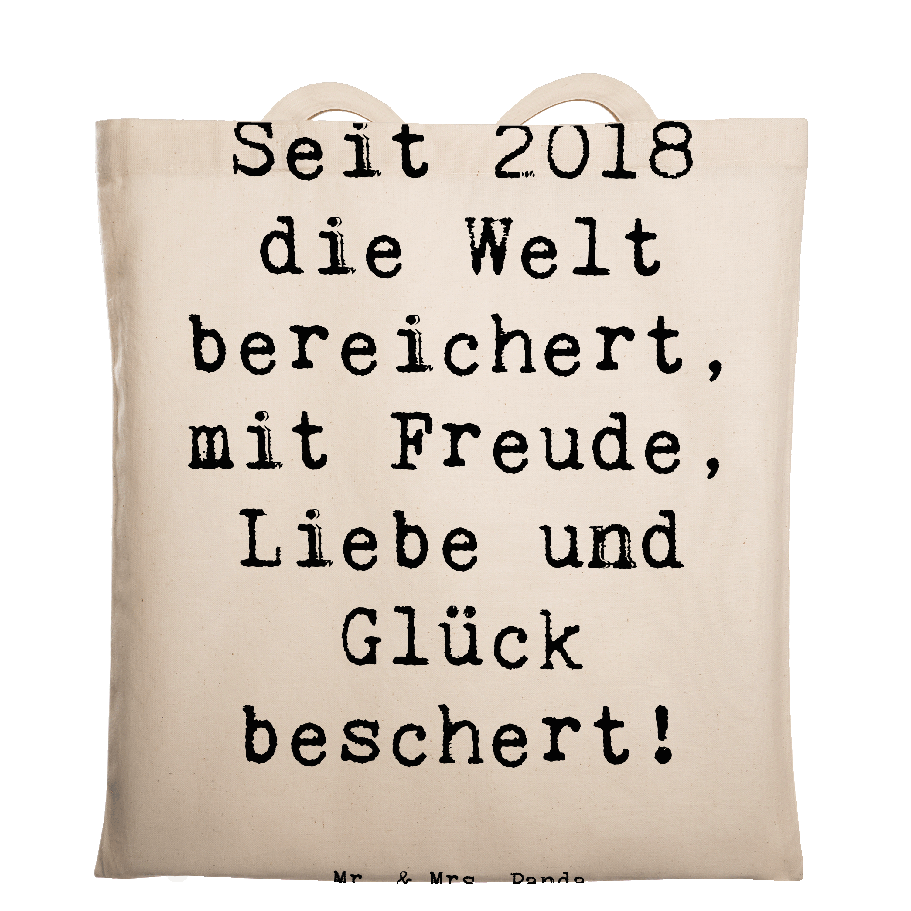 Tragetasche Spruch 2018 Geburtstag